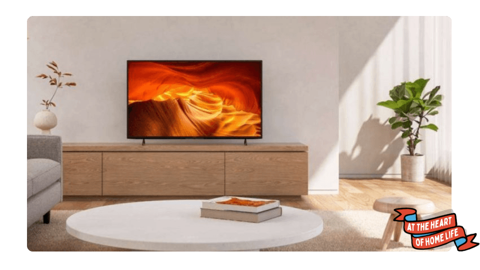 Sony Bravia A80J 4K OLED Smart TV with Google TV interface on display