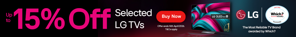 LG TV - up to 15% off 