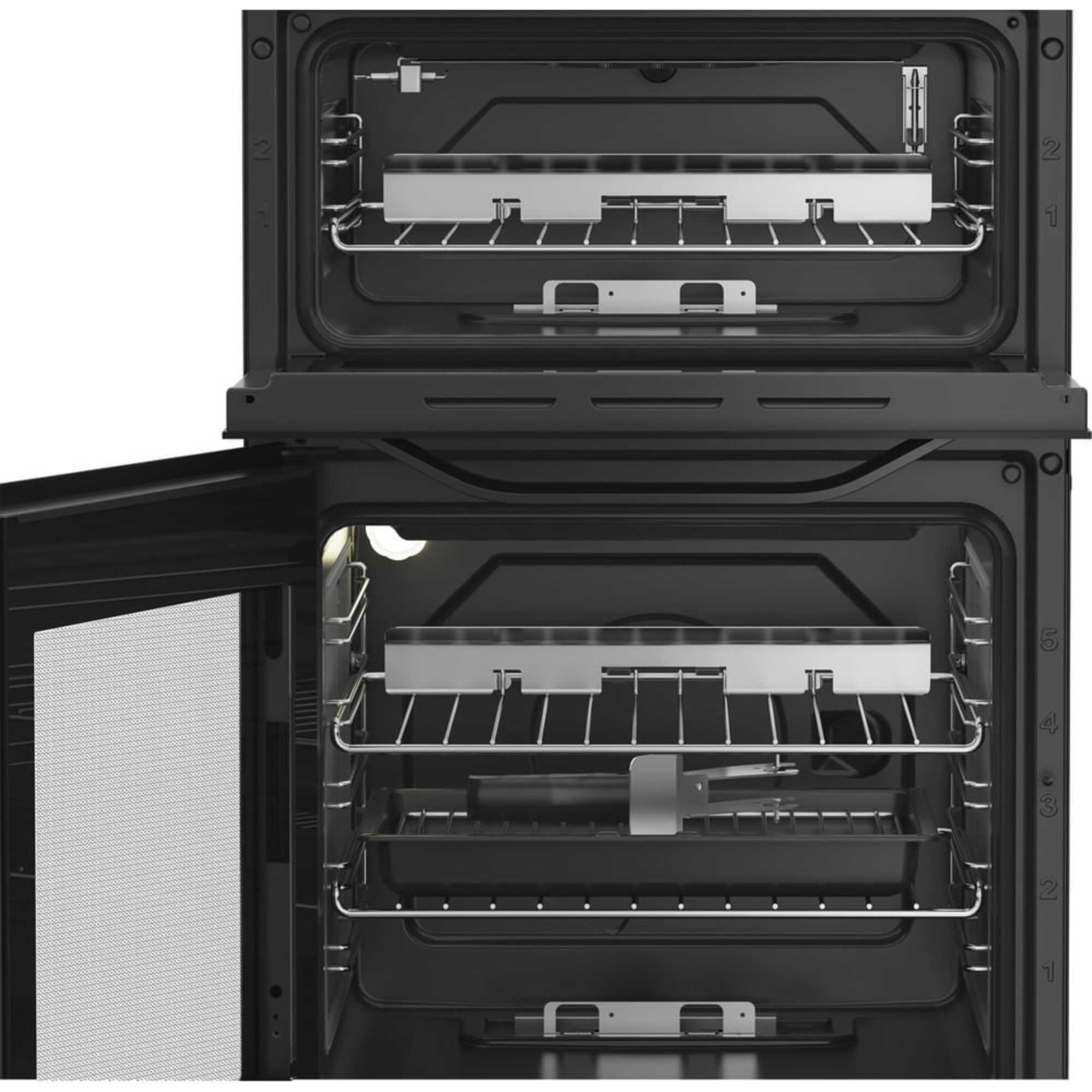 HDG5GCB 50cm 4 Burner Gas Cooker - Black