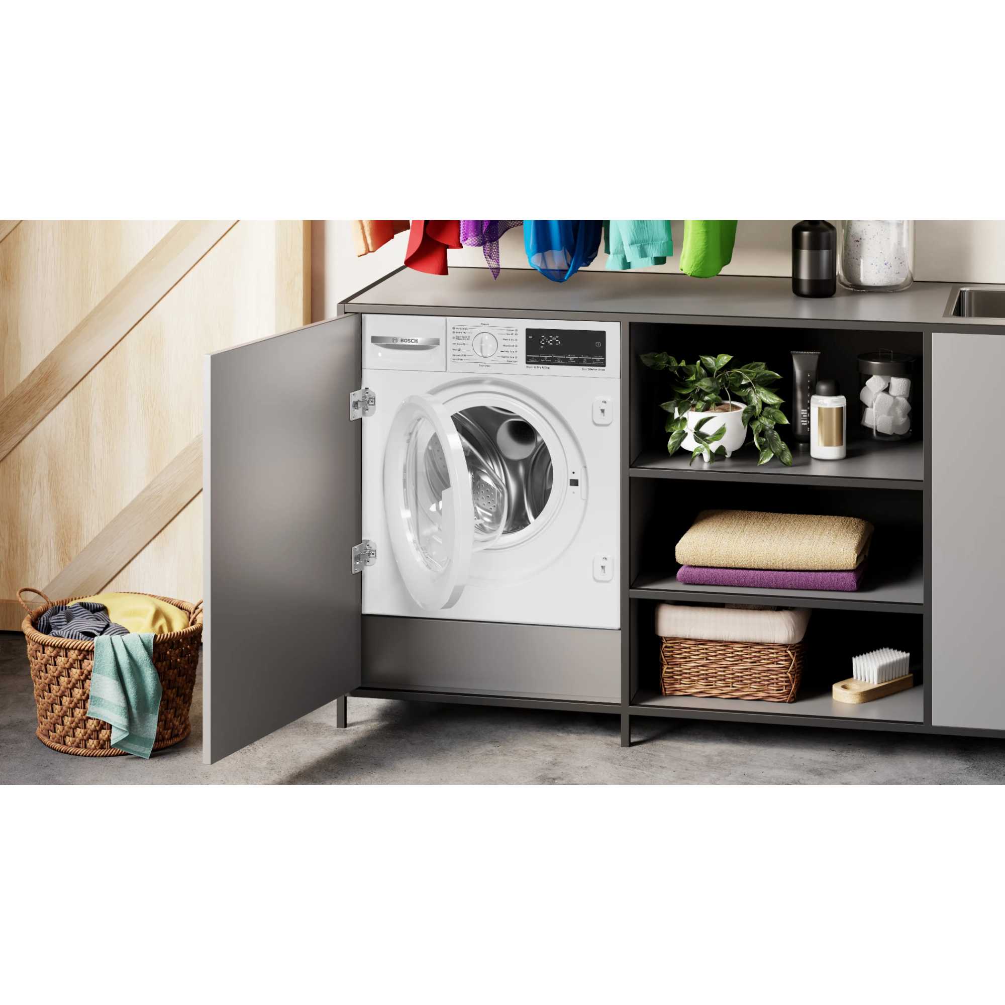 Series 6 8kg Wash 5kg Dry 1400rpm Built-In Washer Dryer - WKD28490GB