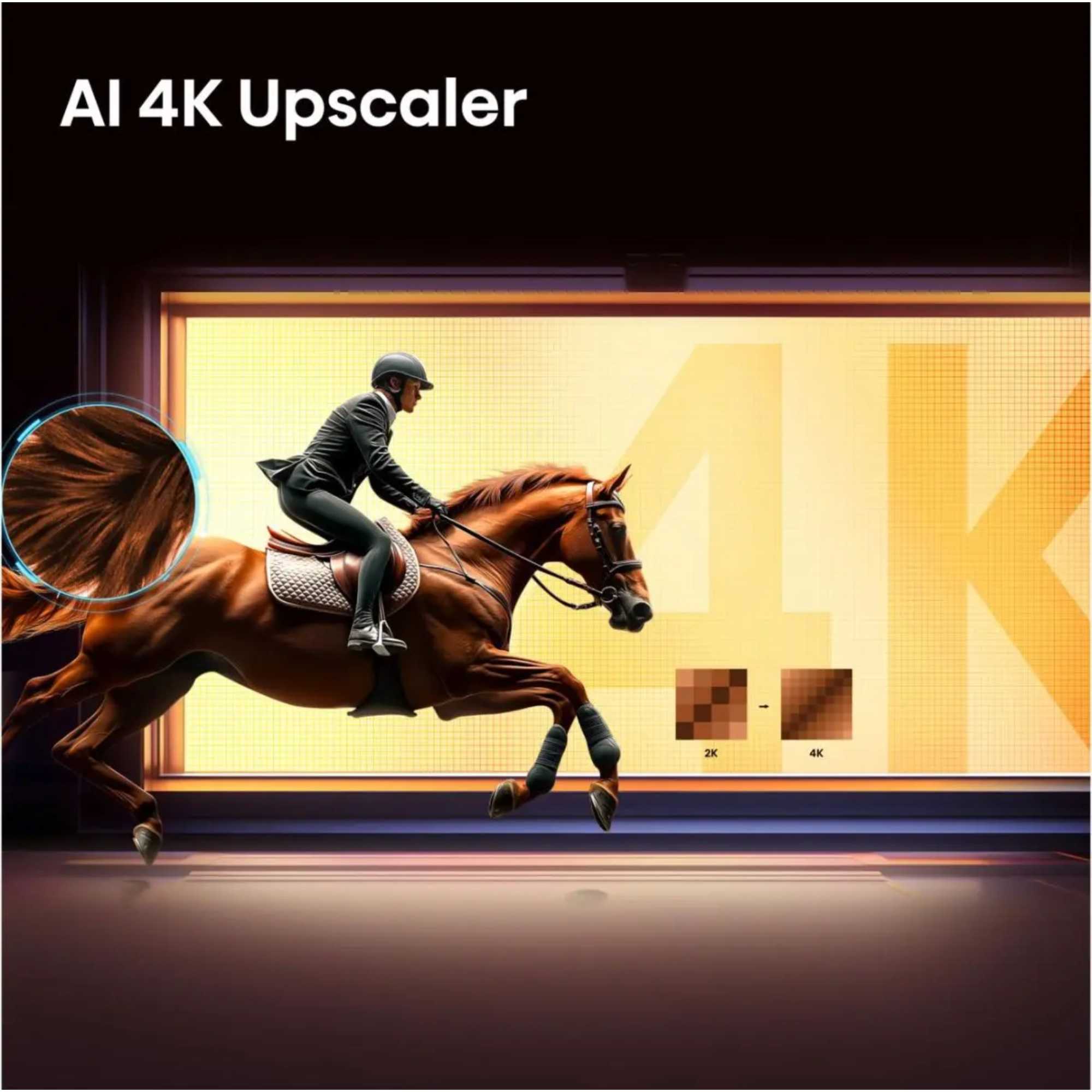 A6S 43" 4K Ultra HD LED 50Hz Smart TV - 43A6STUK