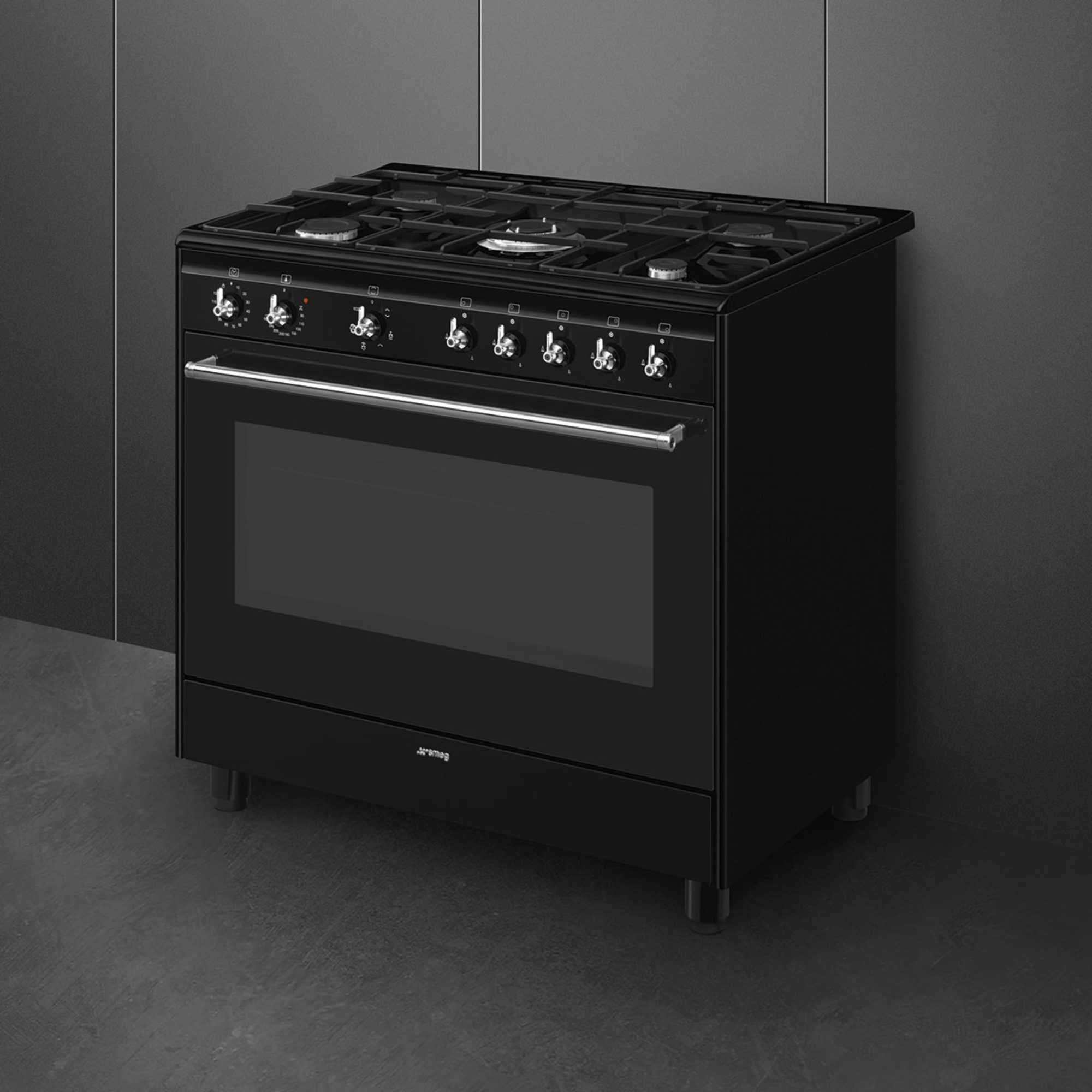 Concert Classic 90cm Dual Fuel Range Cooker - CX91GMBL