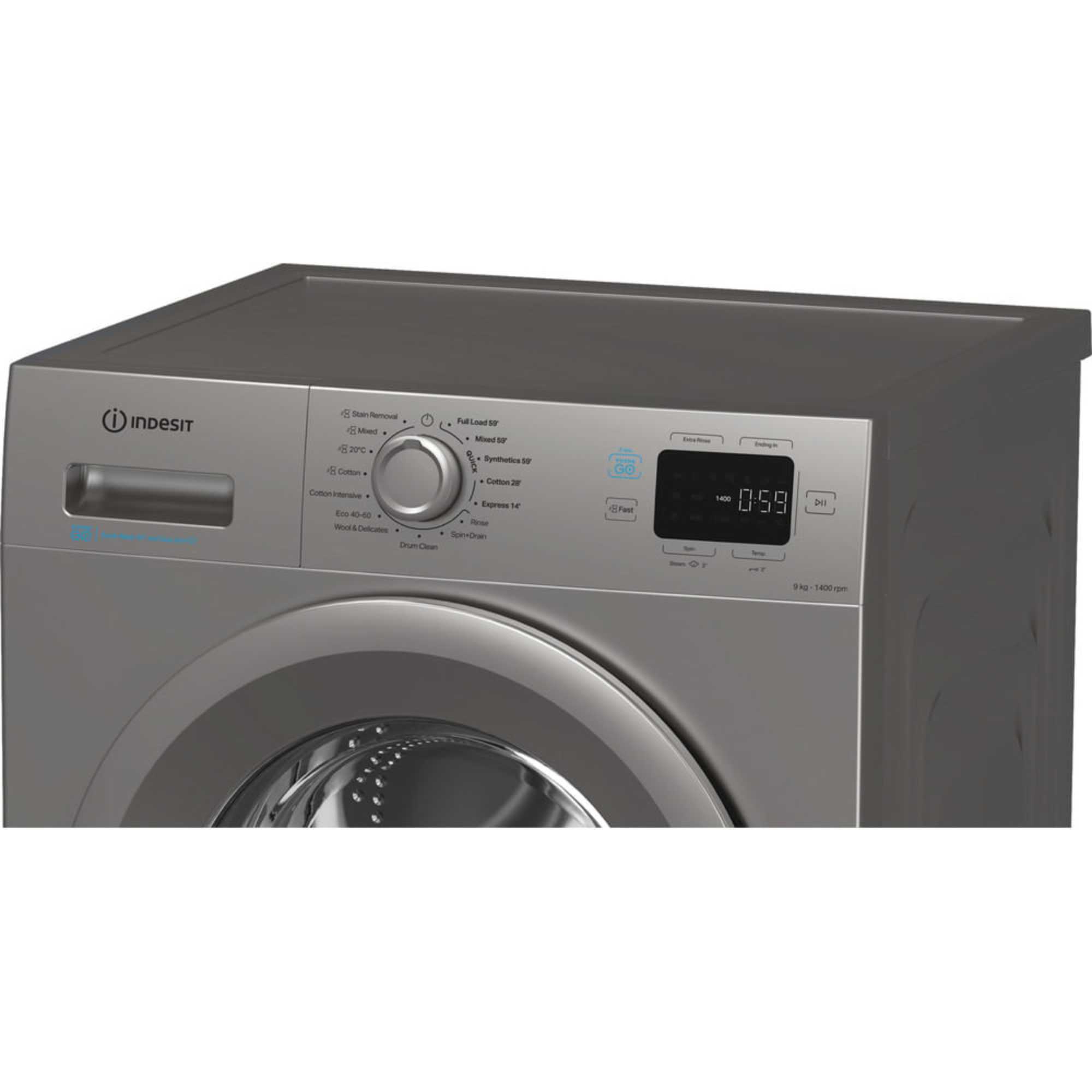 Push&Go 9kg 1400rpm Washing Machine - IP 946S PUSH&GO UK