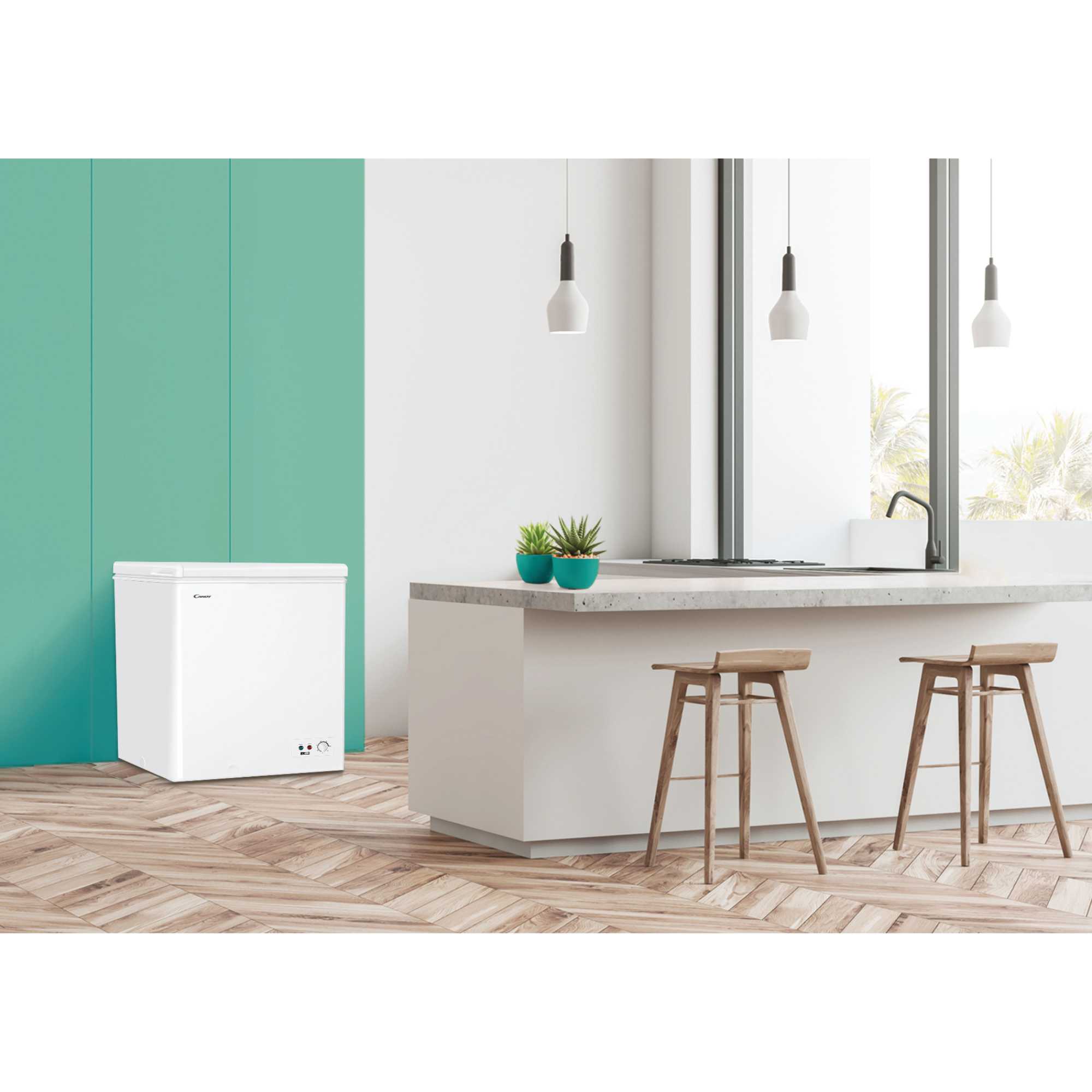 CCHH100EK 97L Artico Chest Freezer - White