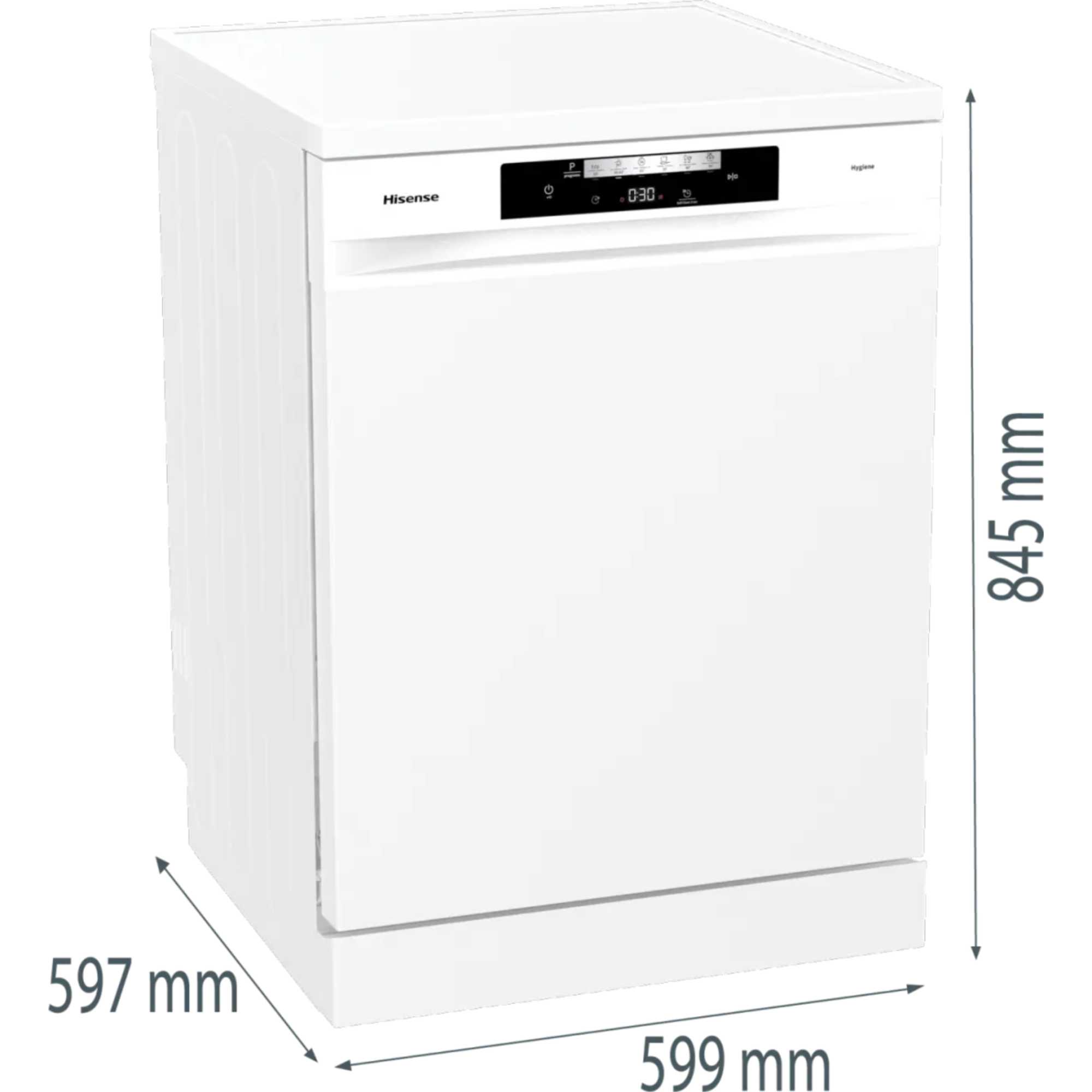 Hi4 Freestanding Full-Sized Dishwasher - HS642D90WUK
