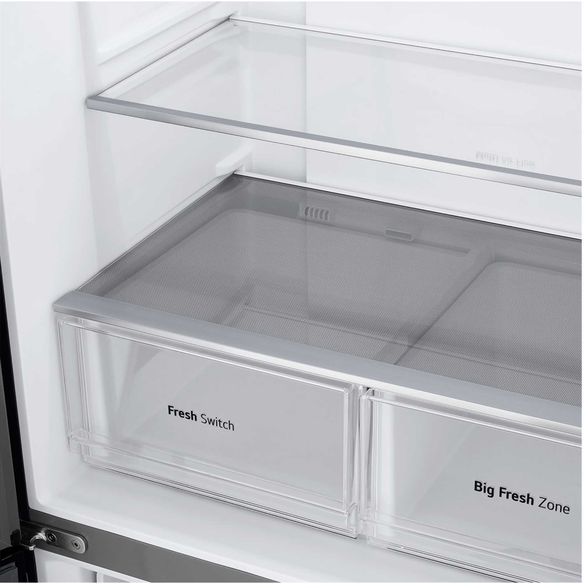 GMM41MSBEM 474L American Fridge Freezer Total No Frost - Silver
