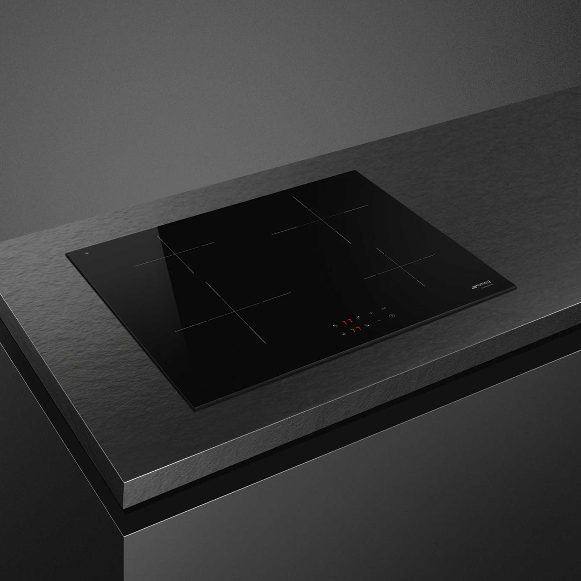 SI2641DUK 4-Zone Induction Hob with Touch Controls - Black