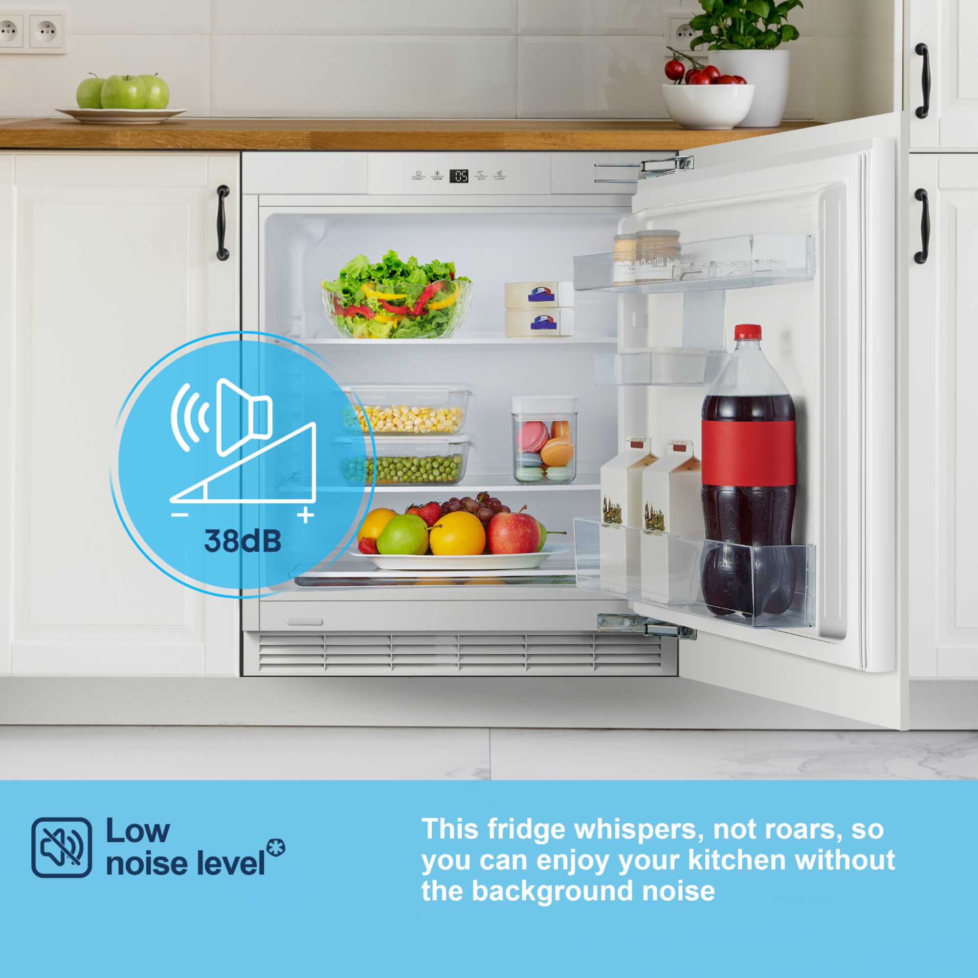 MBUL60138E 138l Built-In Larder Fridge