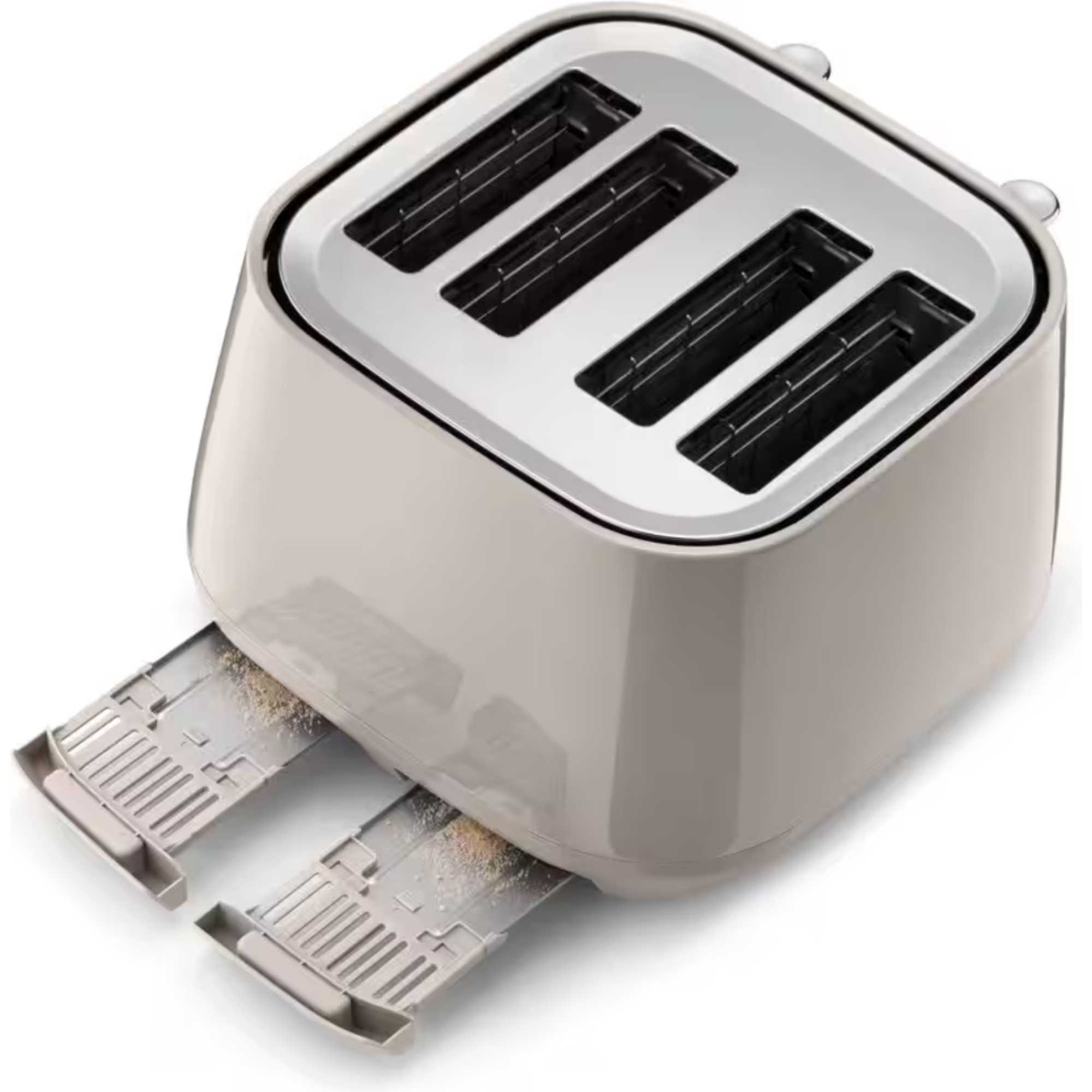 Eclettica 4 Slot Toaster - Biscuit Beige