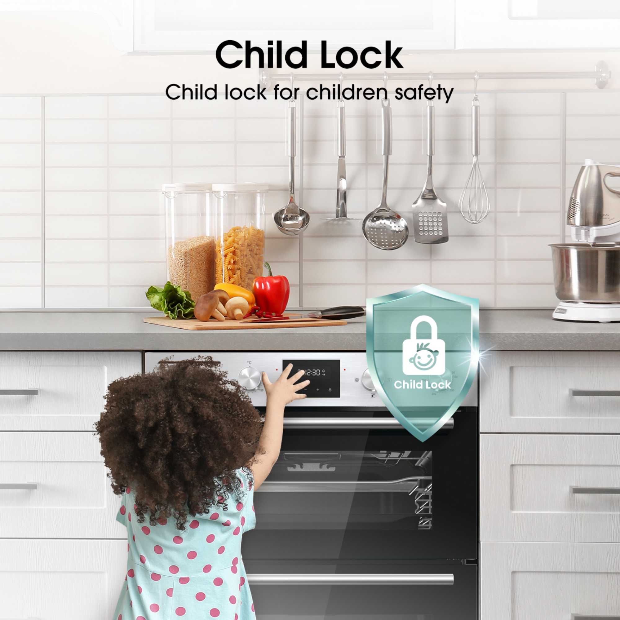BID95211XUK Built-In Double Oven - Stainless Steel