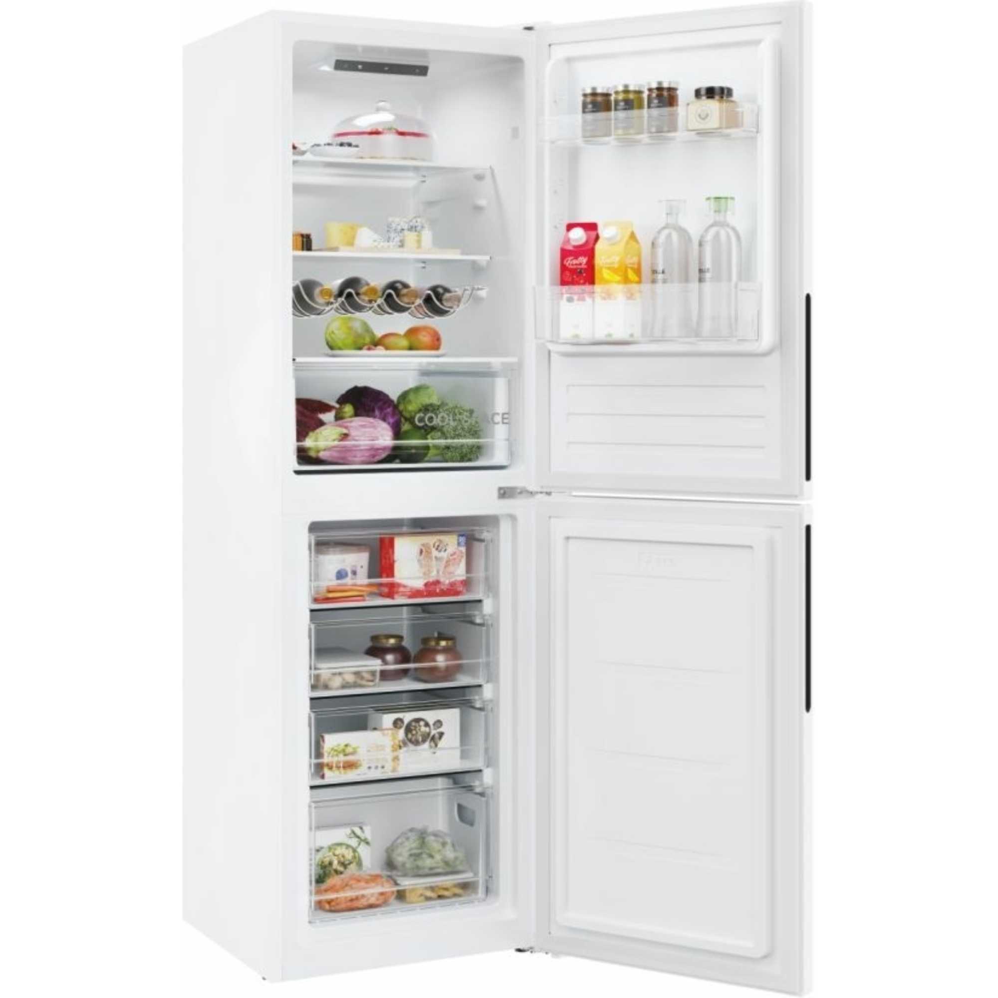HVCT3L517EWKR-1 252l Low Frost Fridge Freezer - White