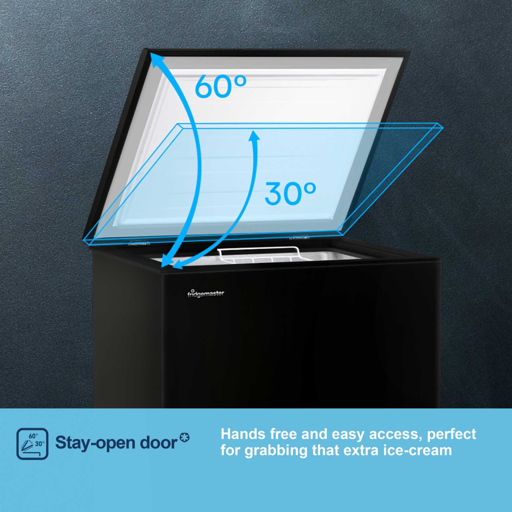 MCF96EB Chest Freezer with Winter Guard Technology