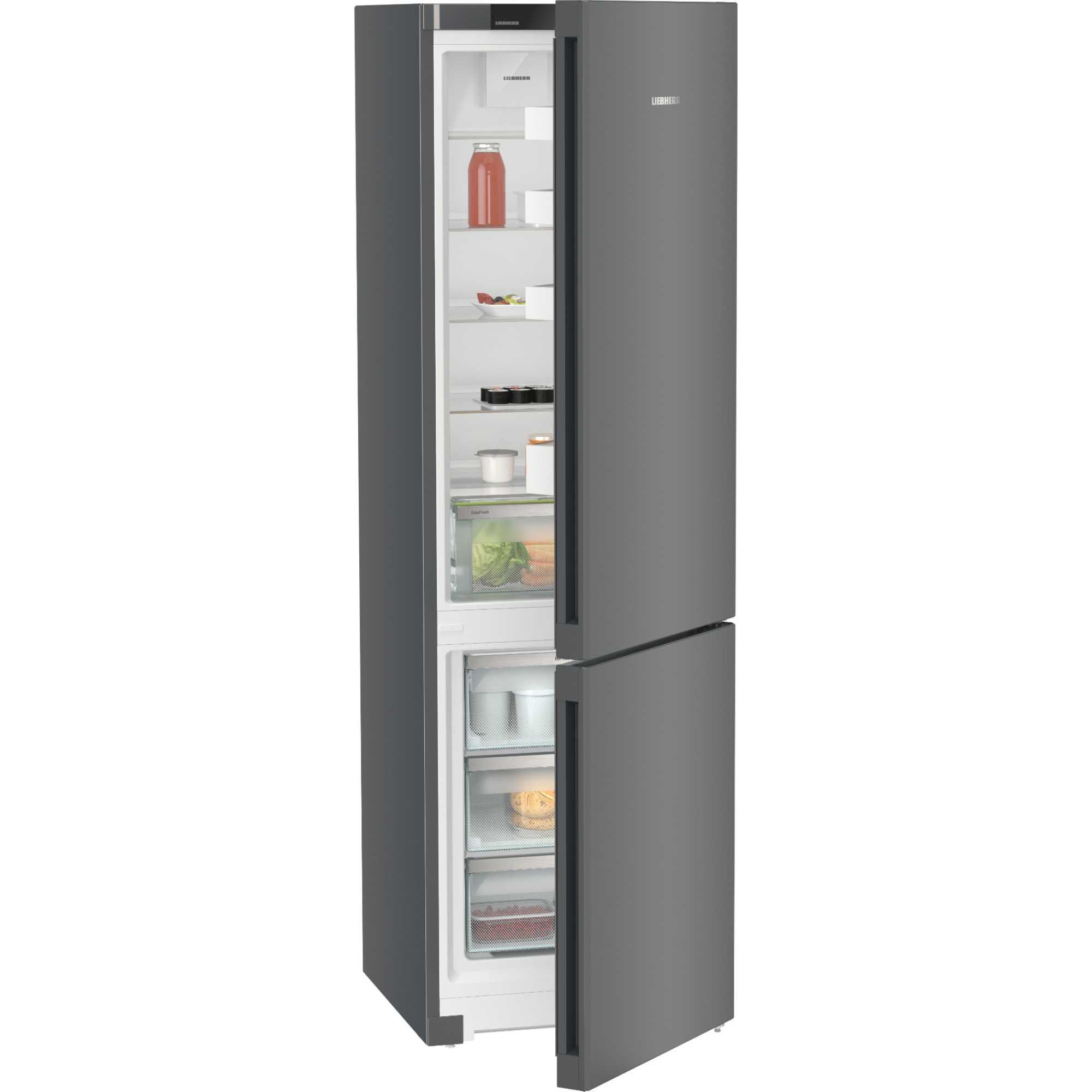 CNDGC 5703 Pure NoFrost Fidge Freezers with EasyFresh - Dark Grey