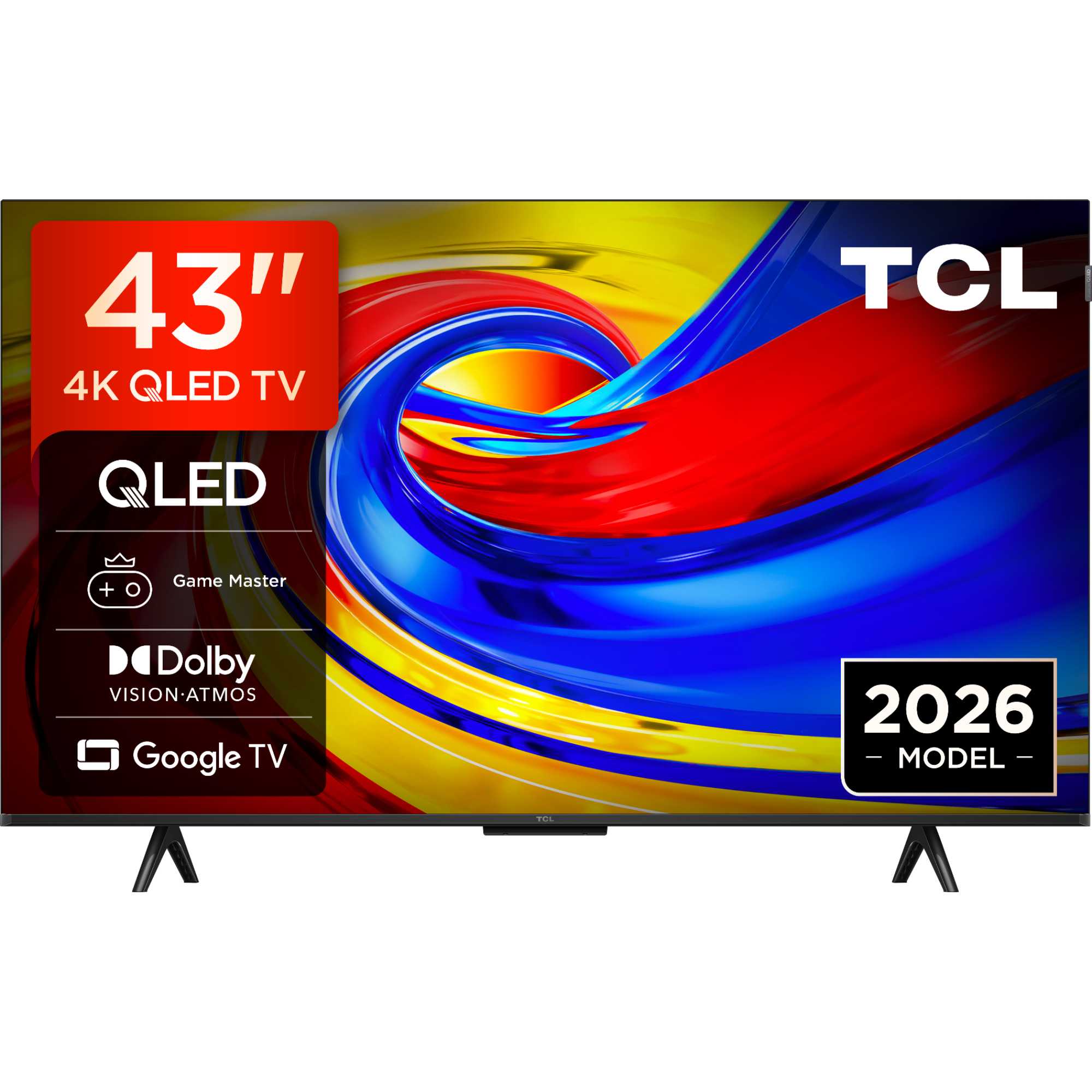 P7L 43" 4K Smart QLED Google AI TV - 43P7L-UK