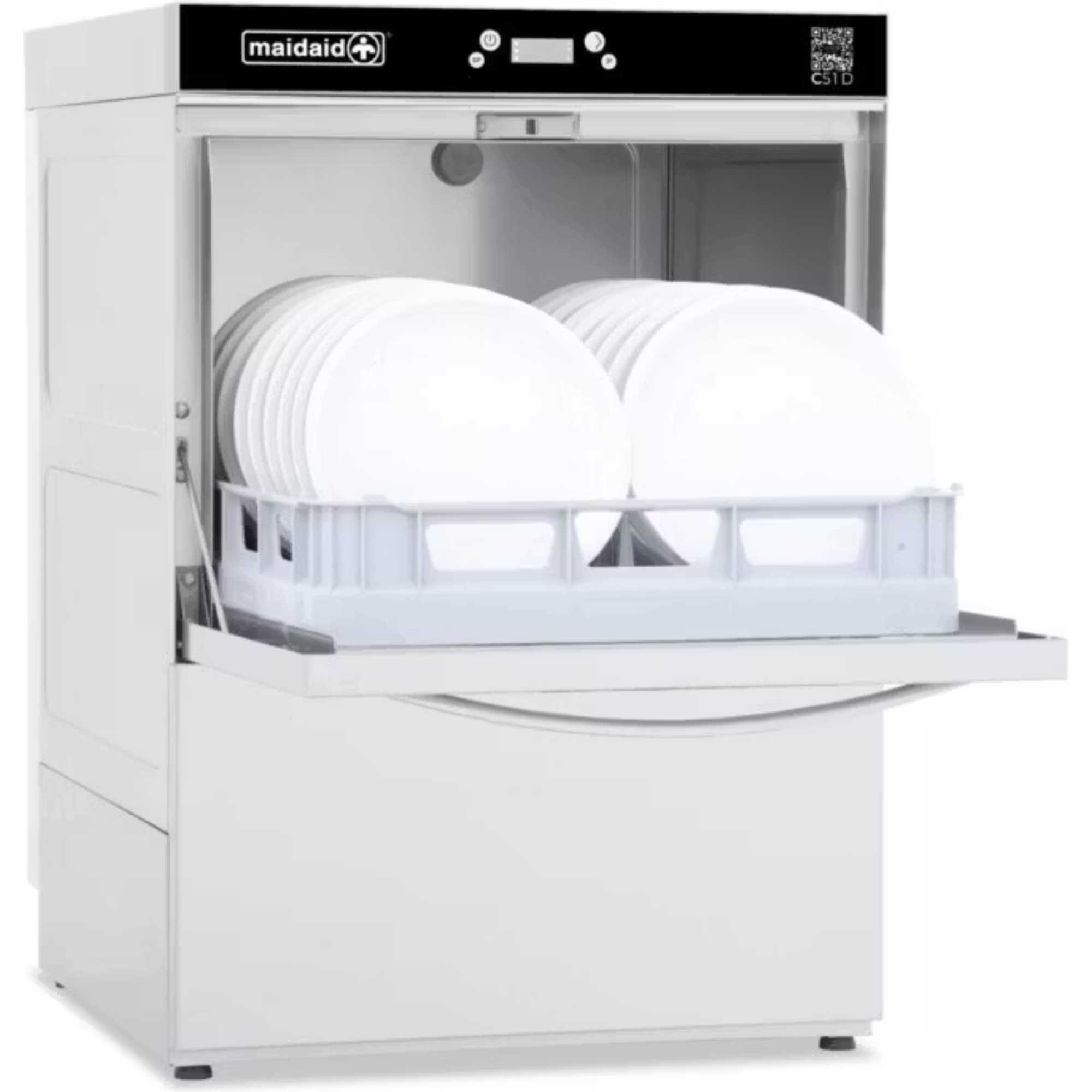 C51D Commercial Glass & Dishwasher - White