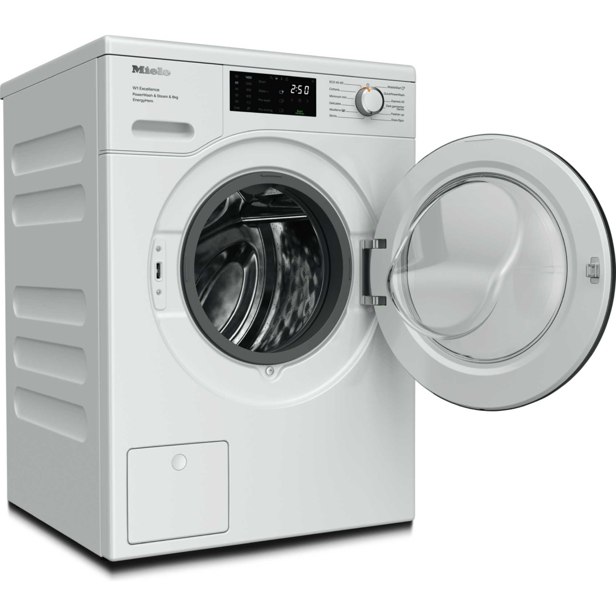 PWash&Steam 8kg 1400rpm Washing Machine - WEE385 WCS