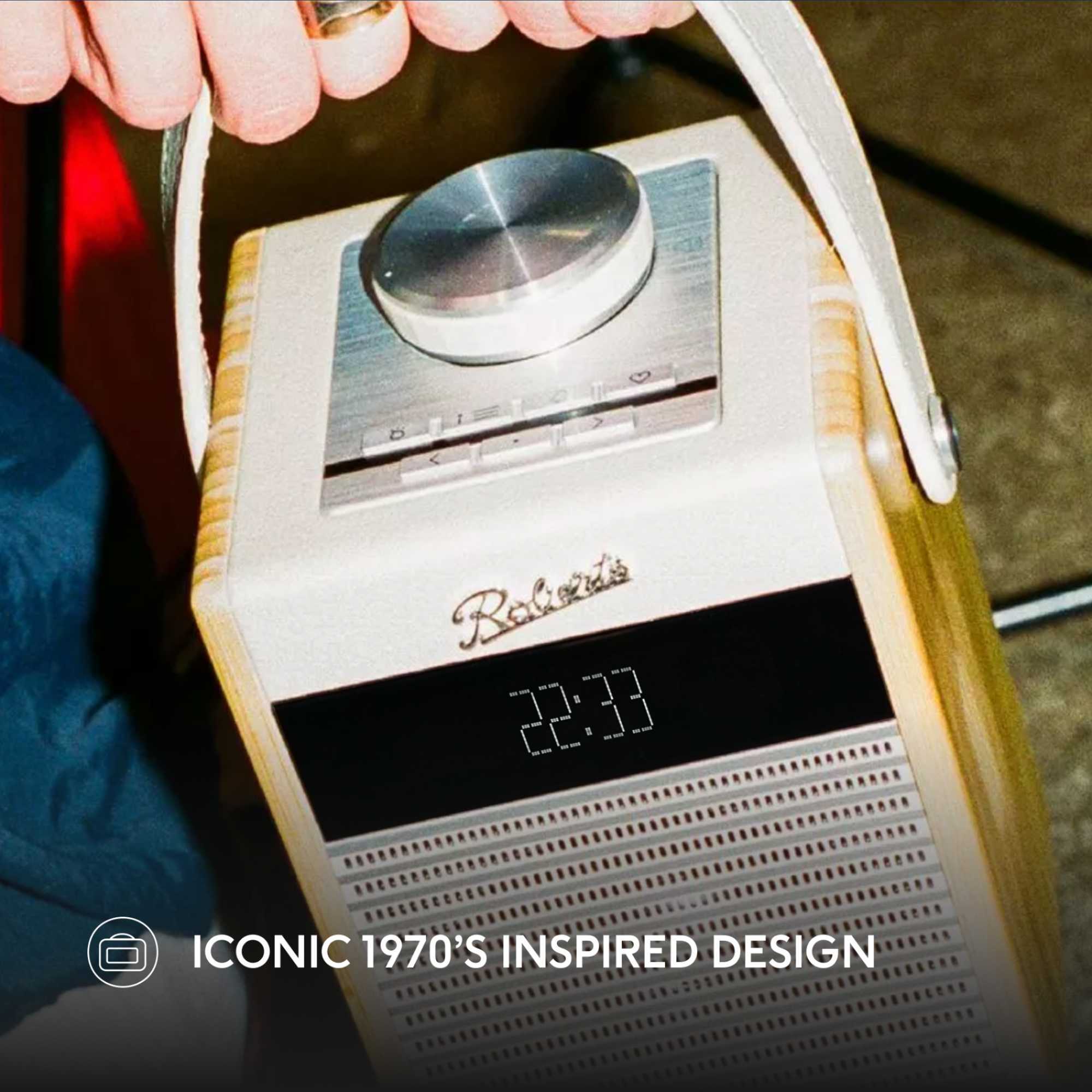 Rambler Midi DAB+/FM Radio - Pastel Cream