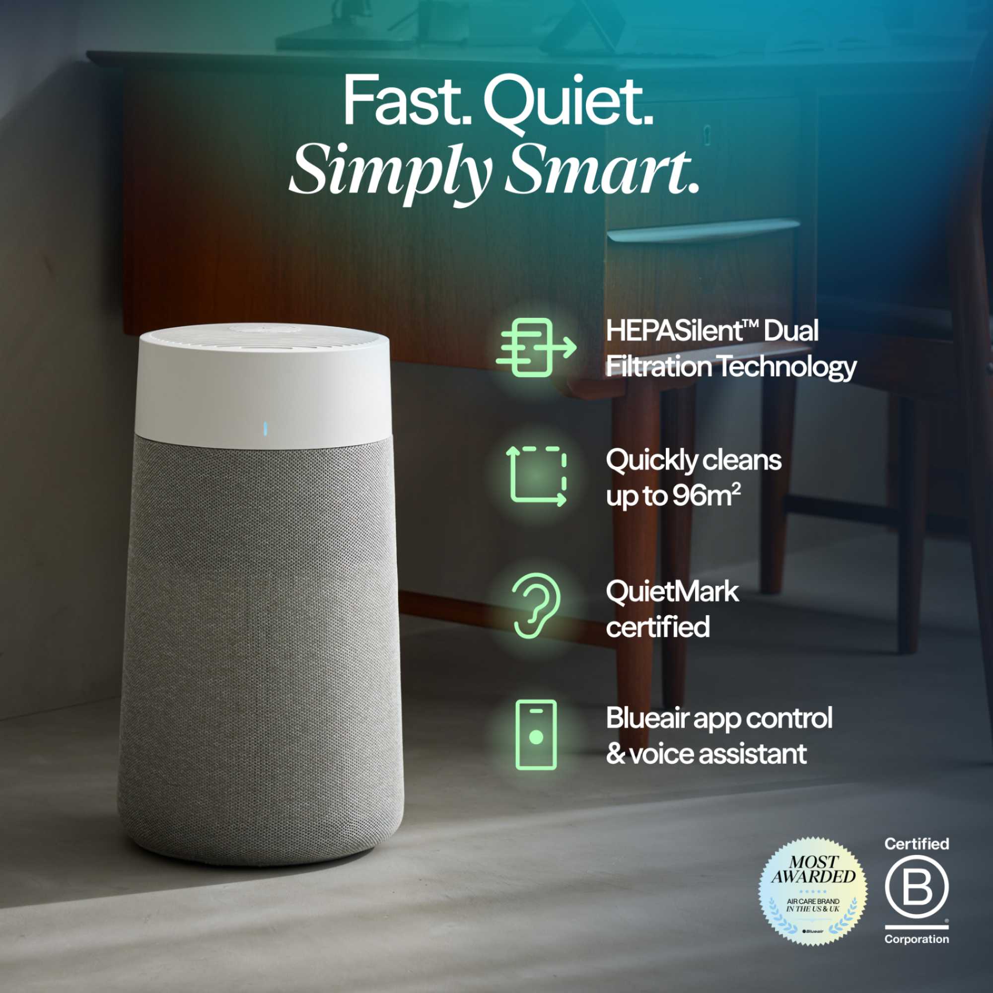 3250I Blue Max Air Purifier with HEPA Silent
