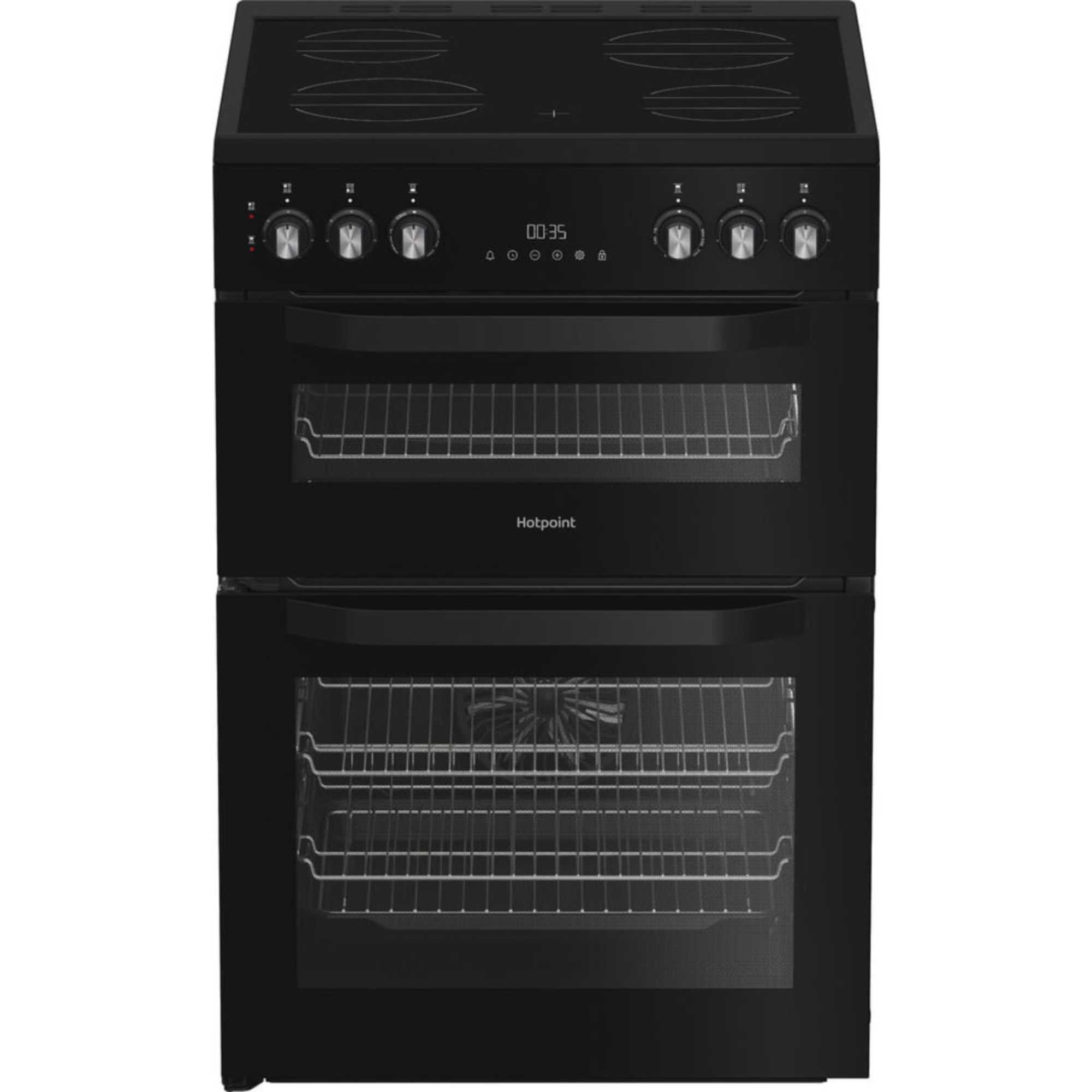 60cm Electric Single Oven Cooker - HTE6VDCB1
