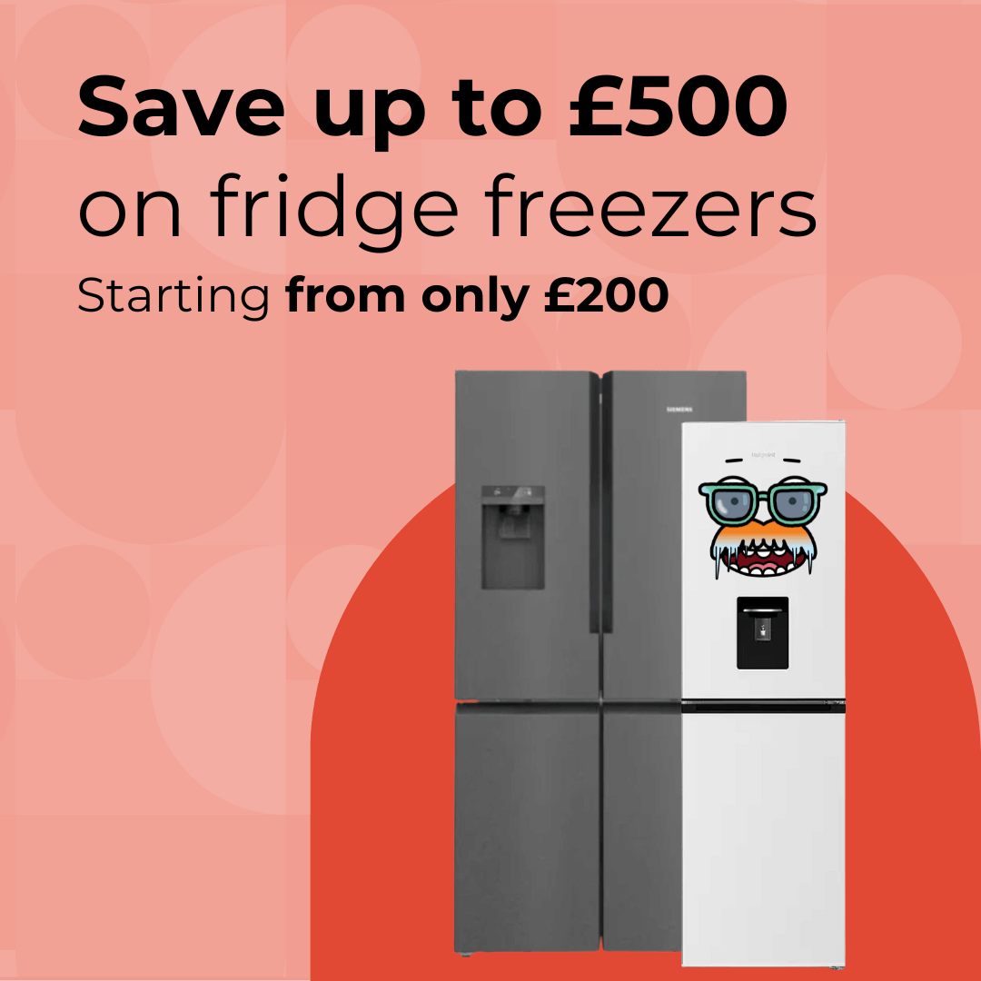 Save up to £500 on fridge freezers