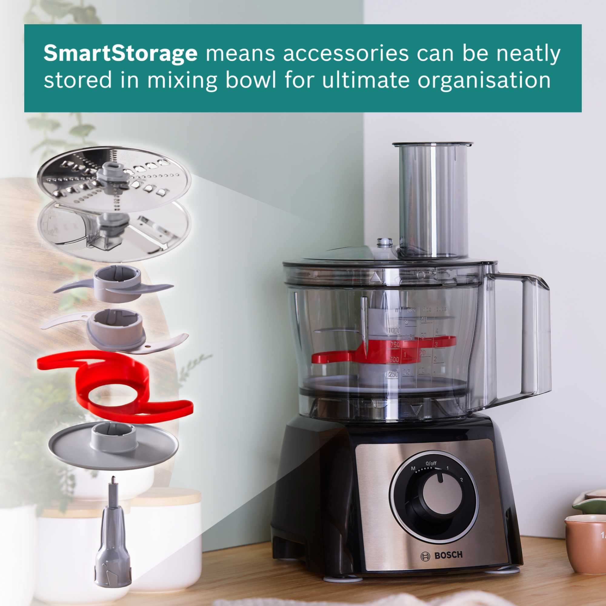 MCM3501MGB 800W 2.3L Food Processor