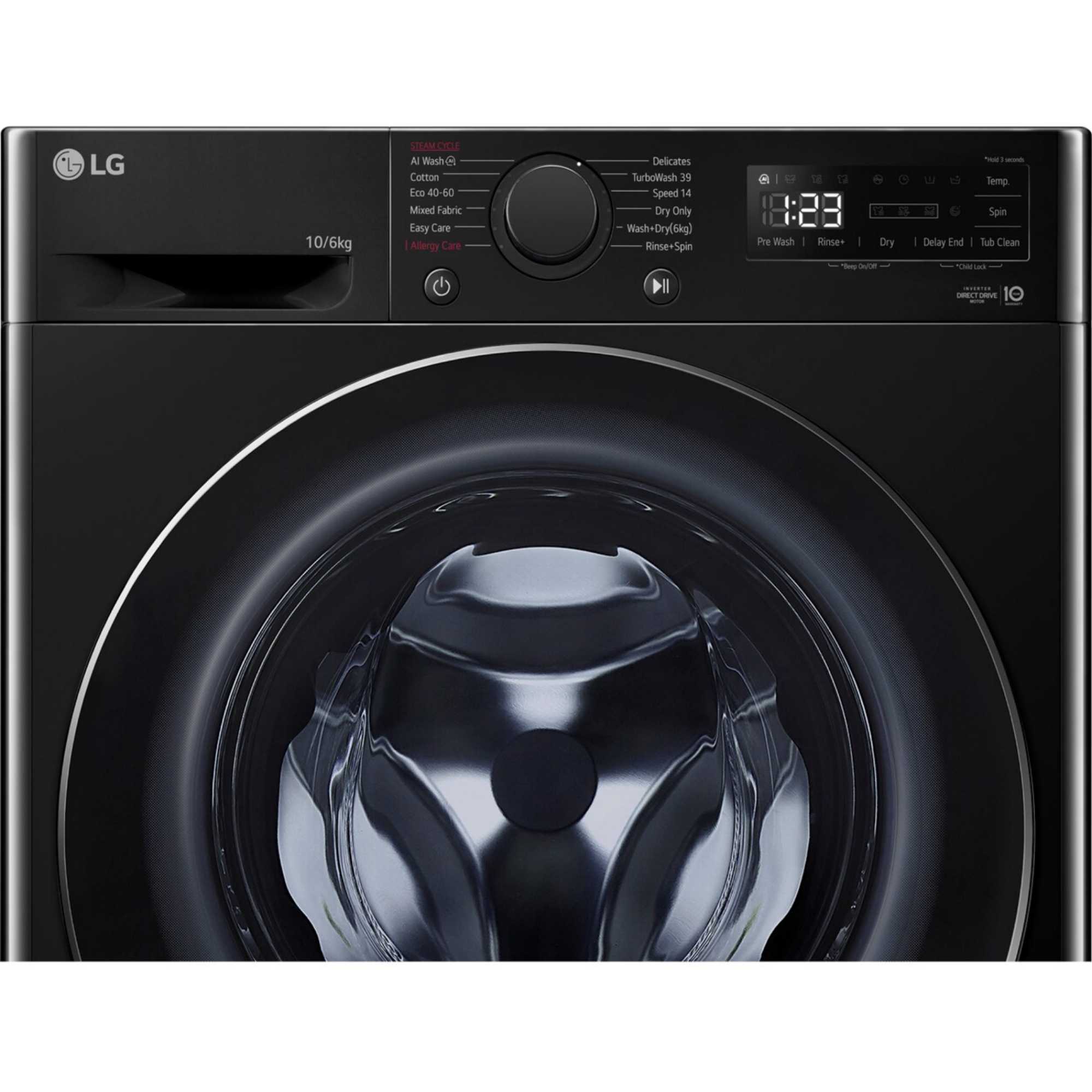 Series 4 Pro AI Direct Drive 10kg Wash 6kg Dry 1400rpm Washer Dryer - FWY706NCTN1