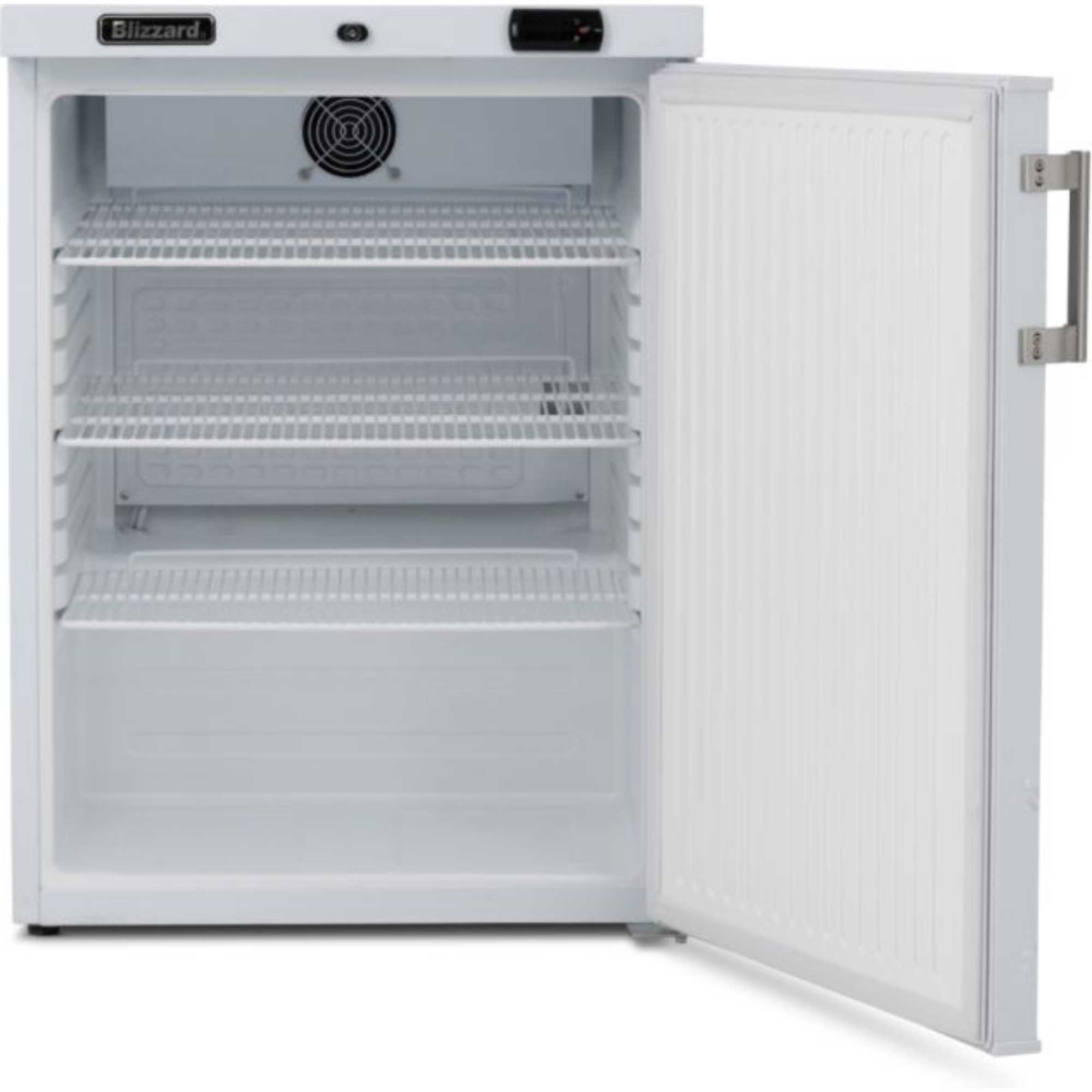 UCR140WH Single Hinged Door 98L Undercounter Refrigerator - White