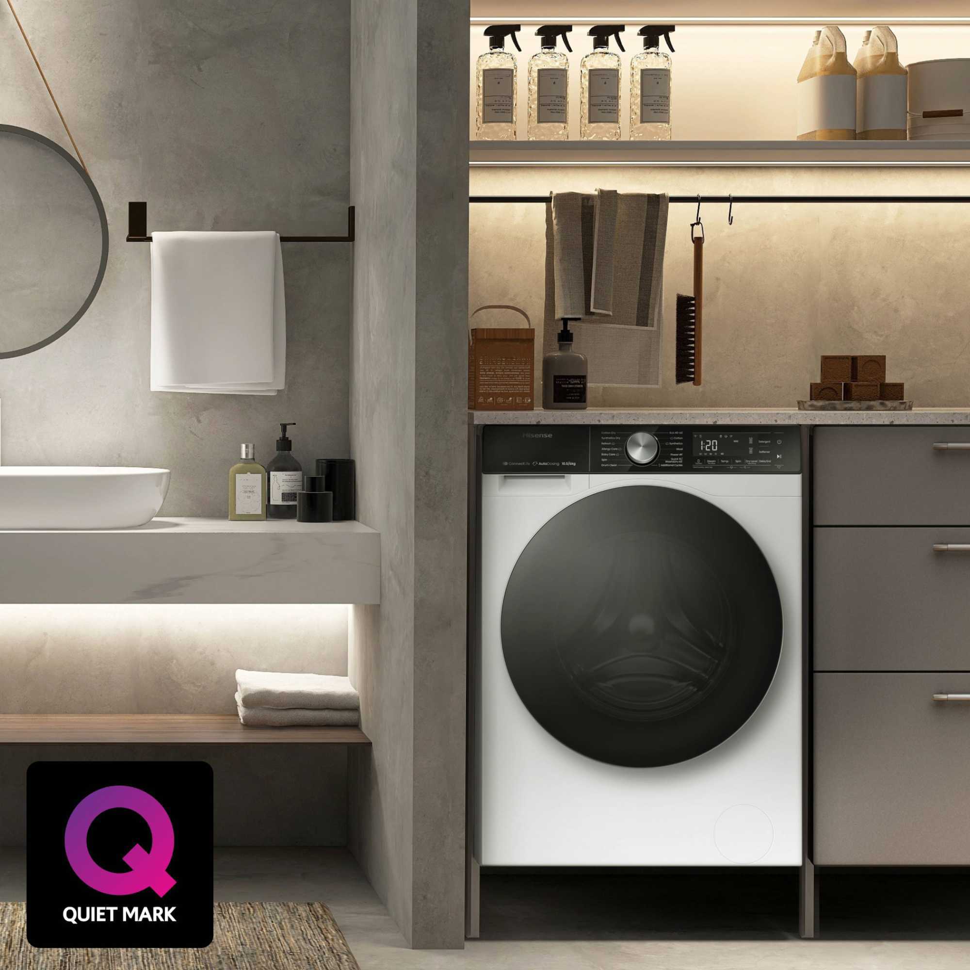 WD5S1045BW 10/6kg 1400rpm Washer Dryer with AutoDose - White