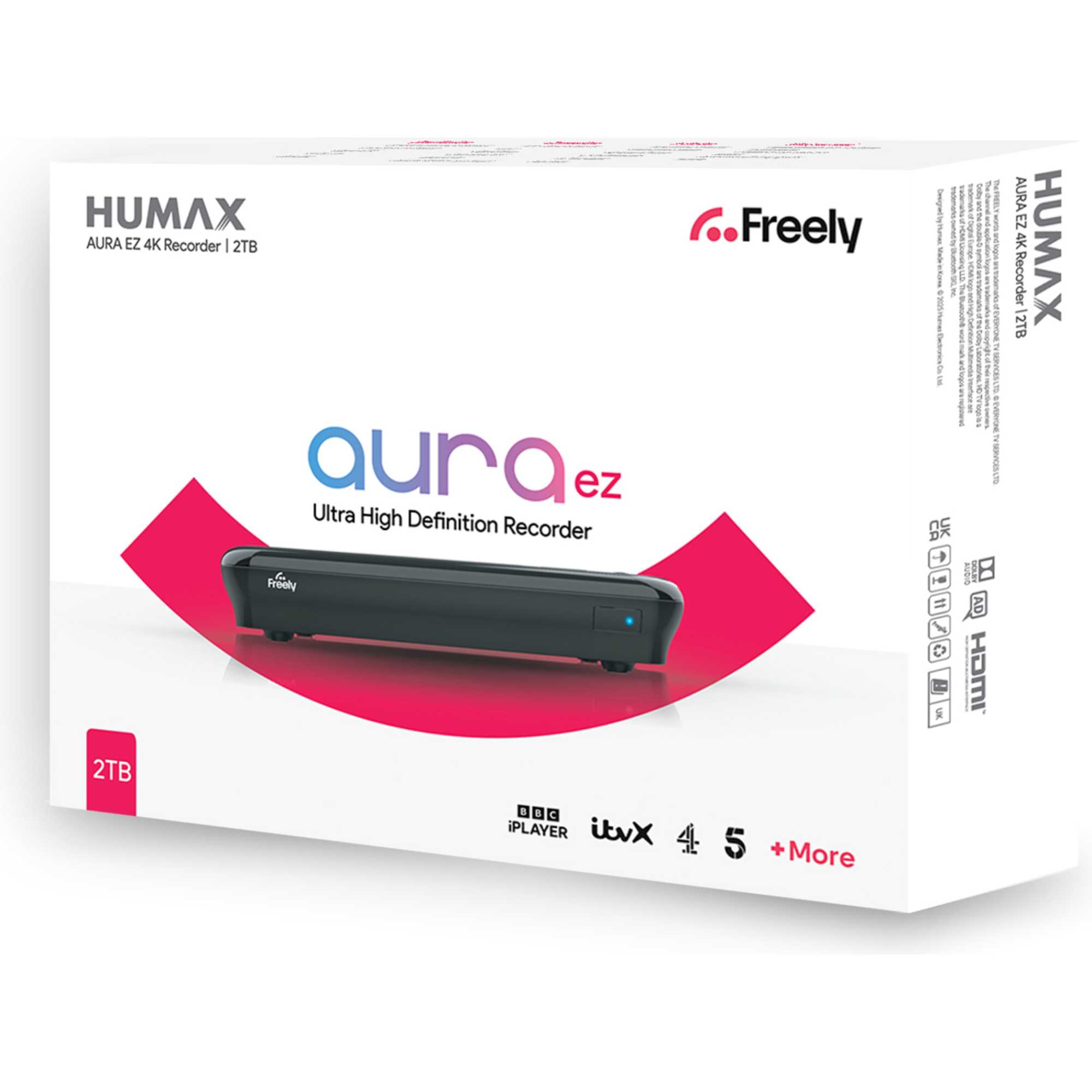 FHR-6000T-2TB AURA EZ 4K Freely Recorder - 2TB