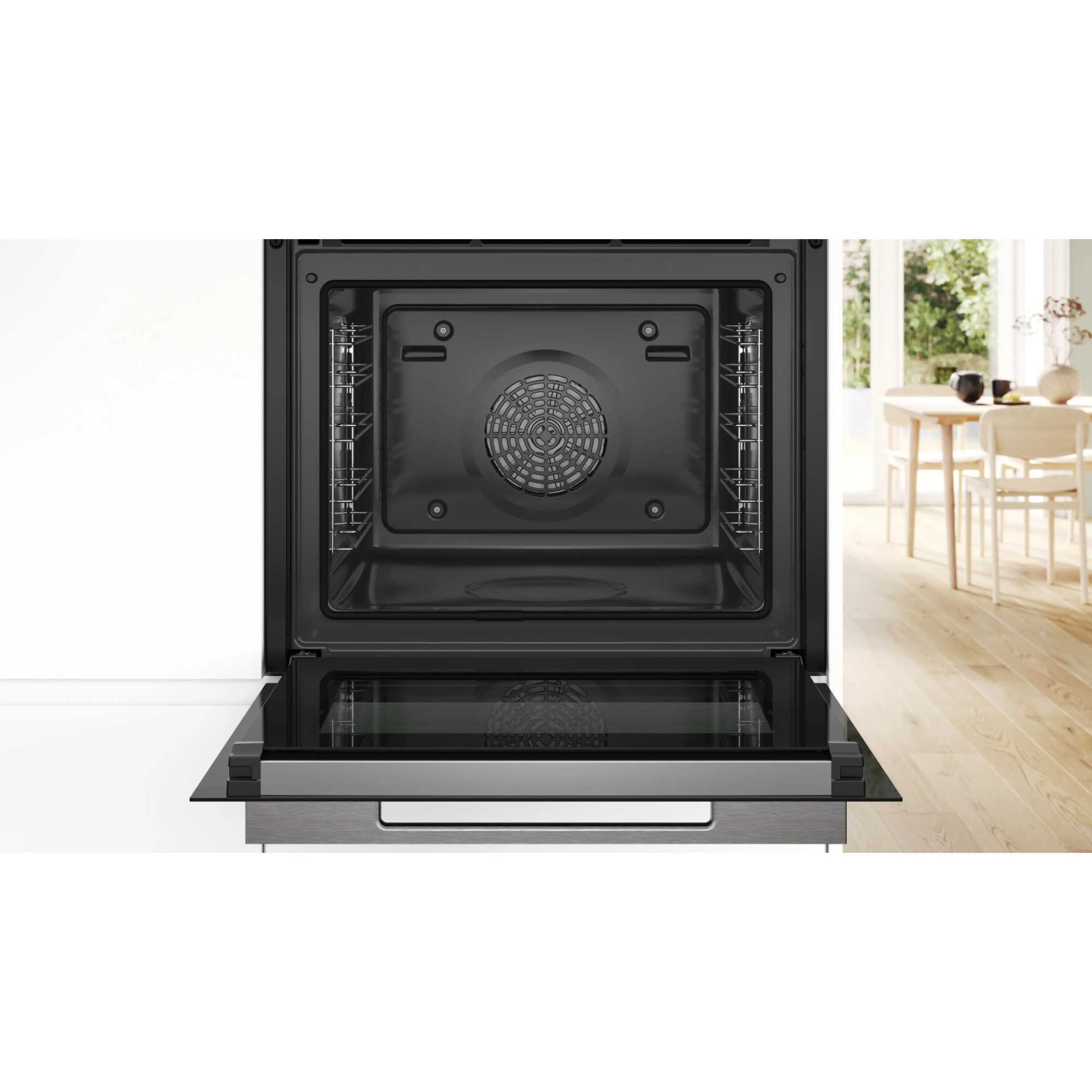Series 8 HBG7741B1B Built-In Smart Single Oven with Air Fry Function - Black