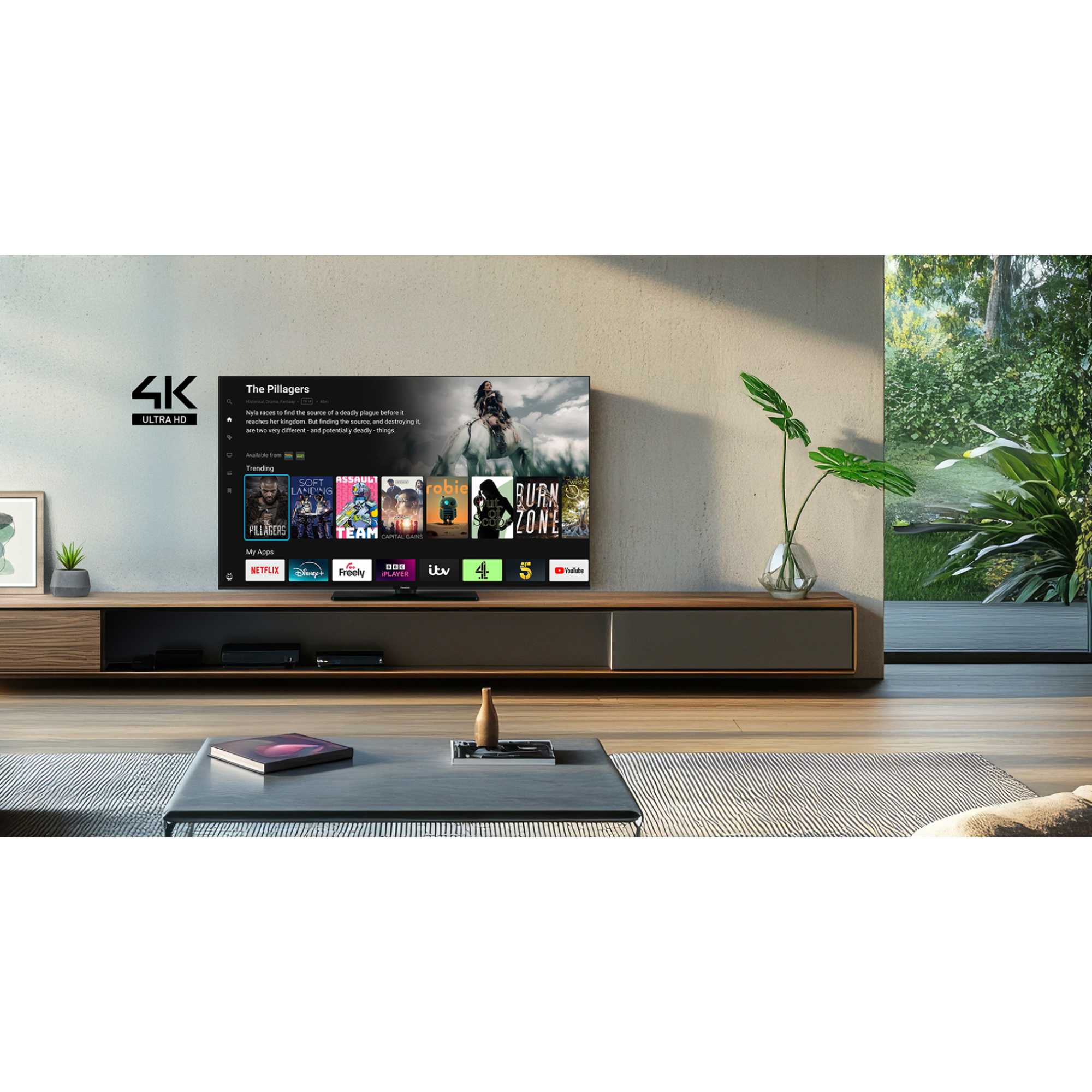 W61AEY 43" 4K Ultra HD LED HDR Smart TV - TB-43W61AEY