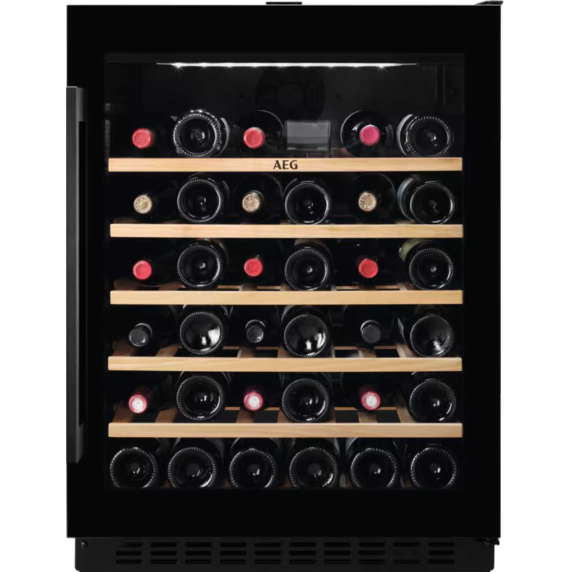 AWS4052B5B 5000 Integrated Under Counter 145L Wine Cooler - Black