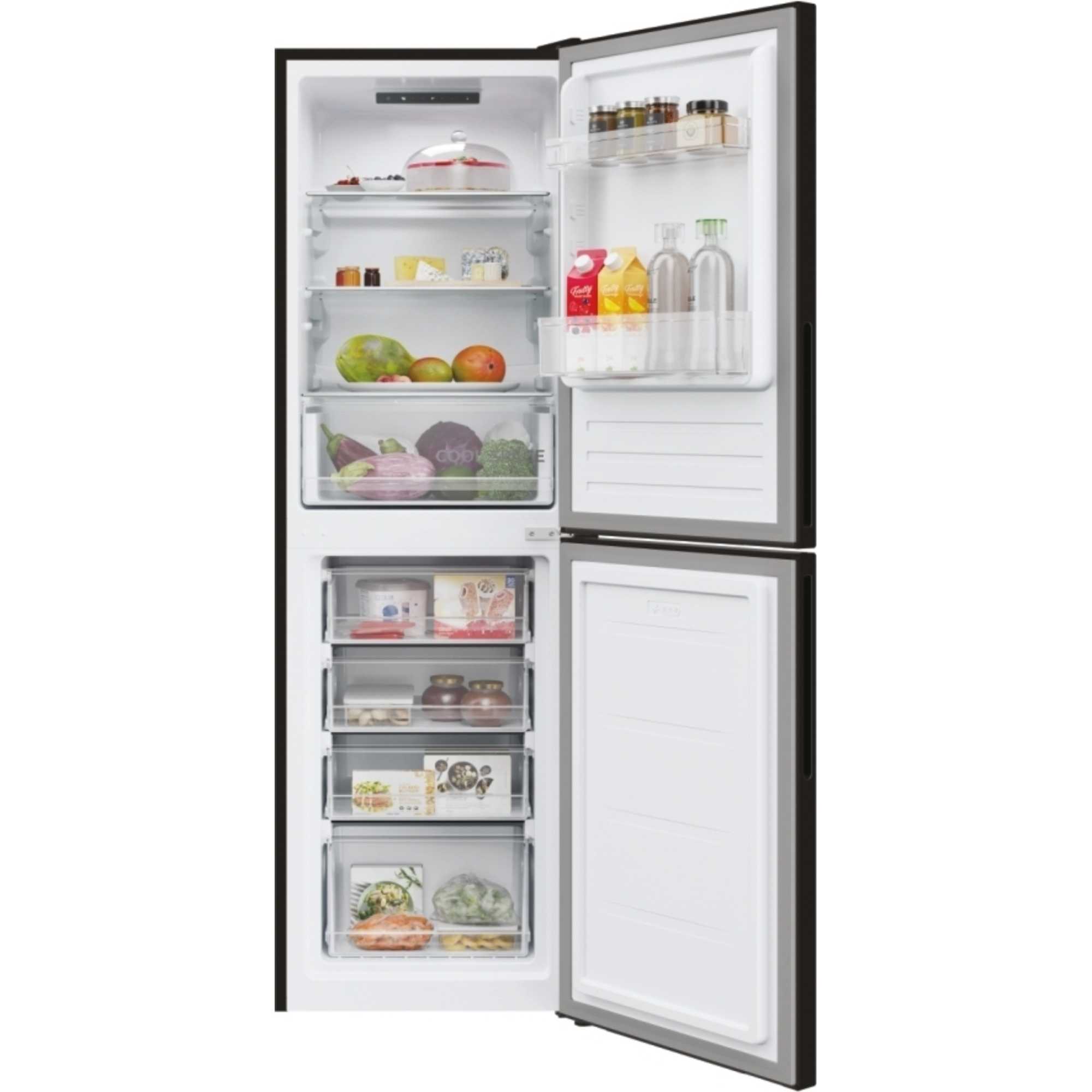 HVT3CLECKIHB-1 252L Fridge Freezer with Low Frost Technology - Black