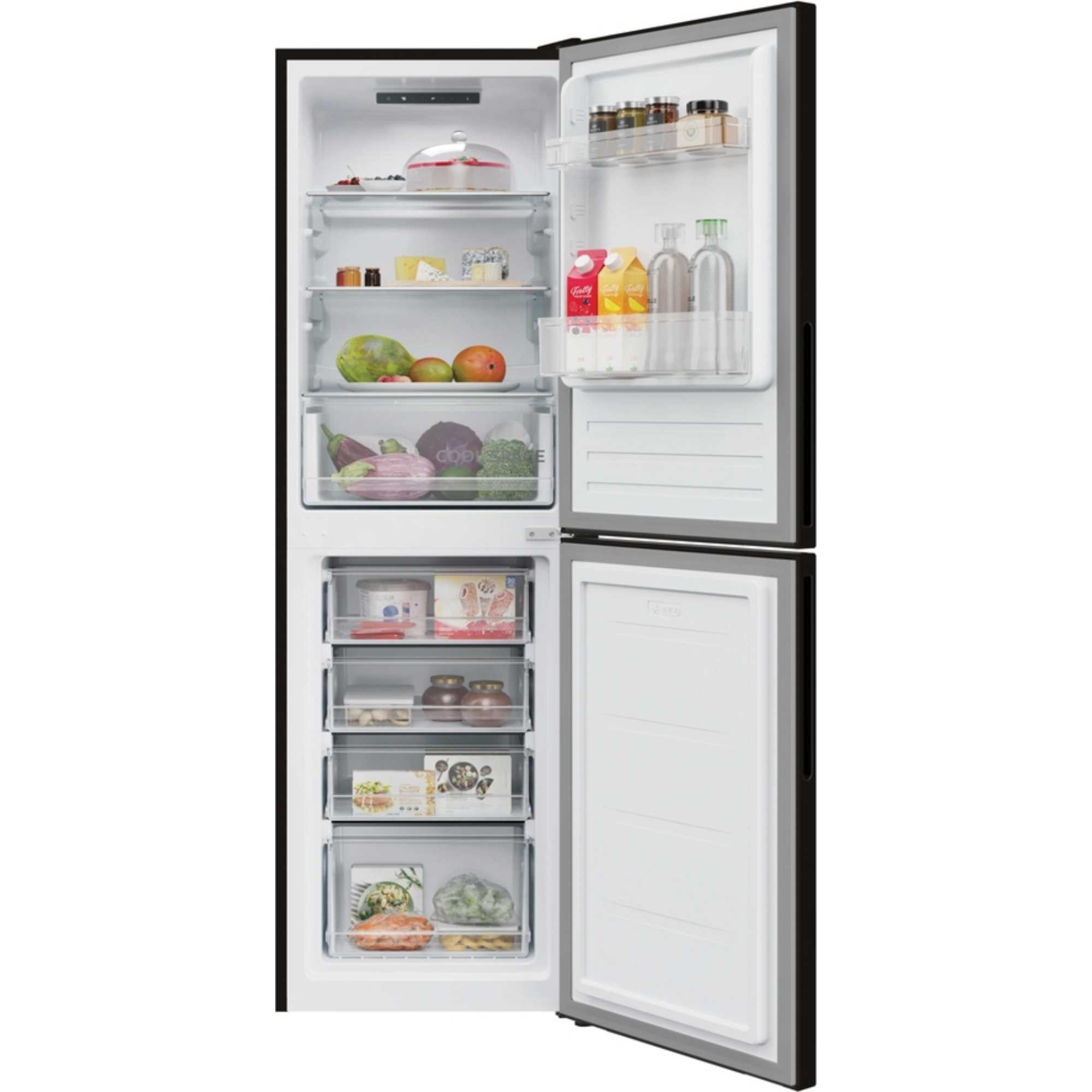 HVT3CLECKIHB-1 252L Fridge Freezer with Low Frost Technology - Black