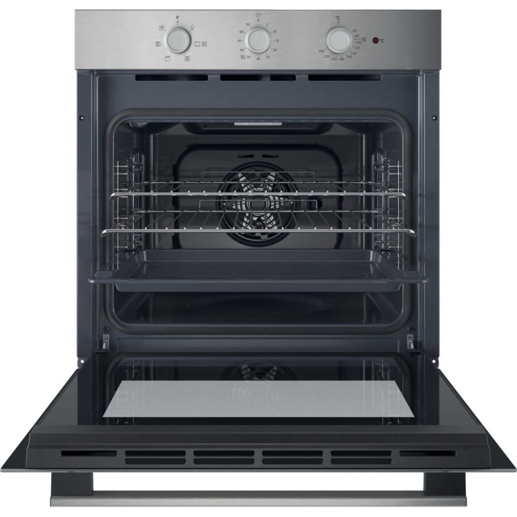 HO 235H X UK Class 2 60cm Built-In Single Multifunction Oven - Stainless Steel
