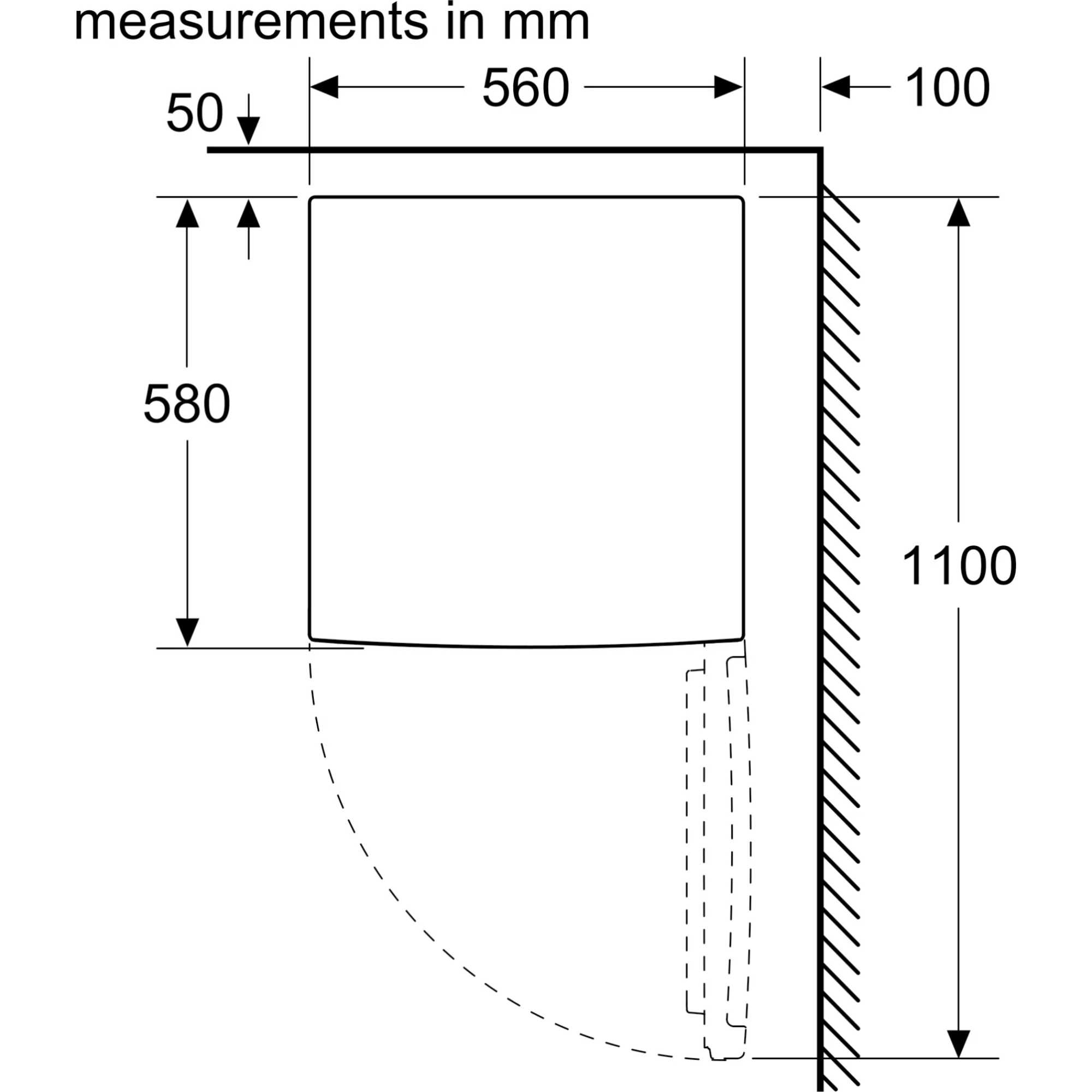 KTL15NWEAG Series 2 106l Undercounter Fridge with Icebox - White