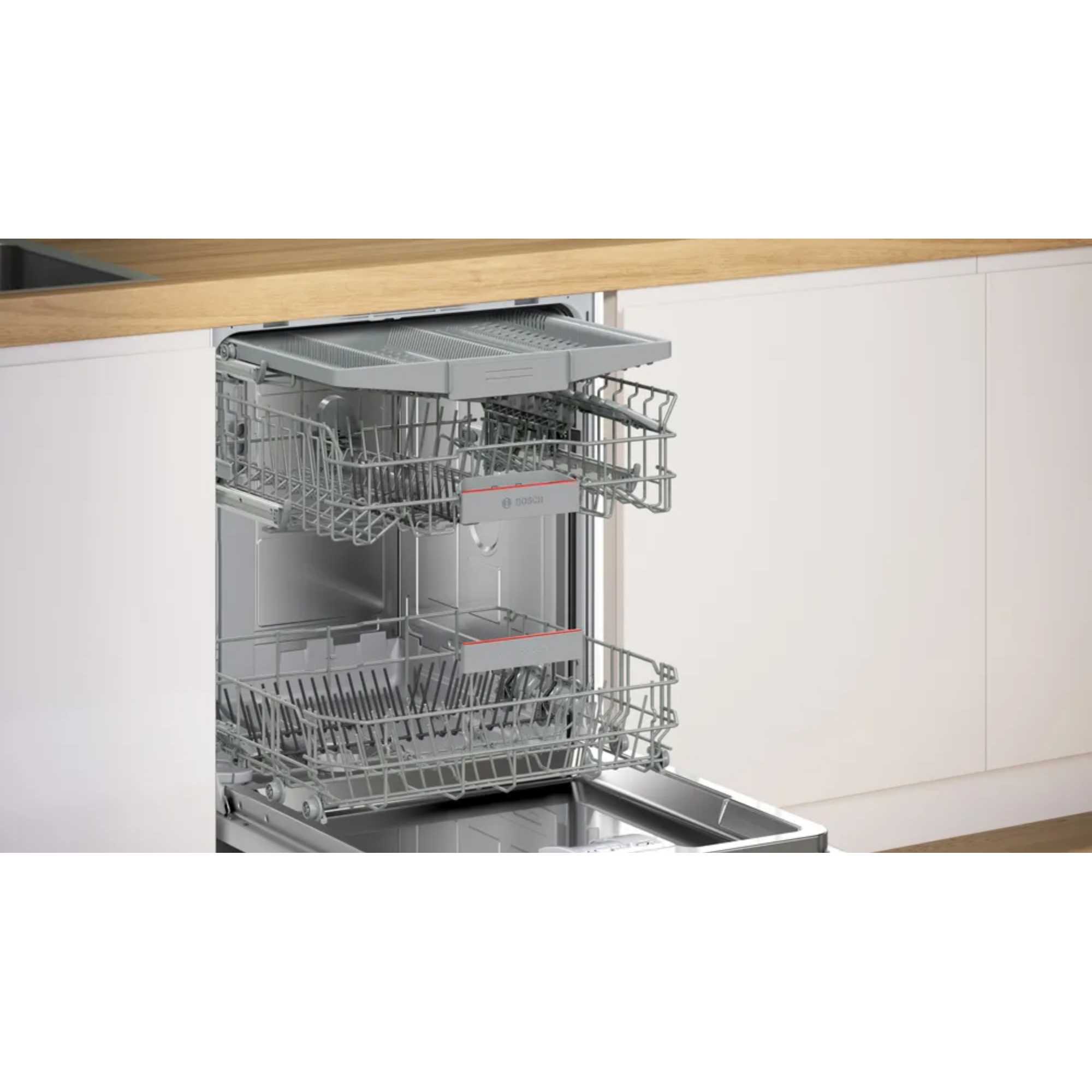 Series 4 14 Place Setting 600mm Fully Integrated Dishwasher - White