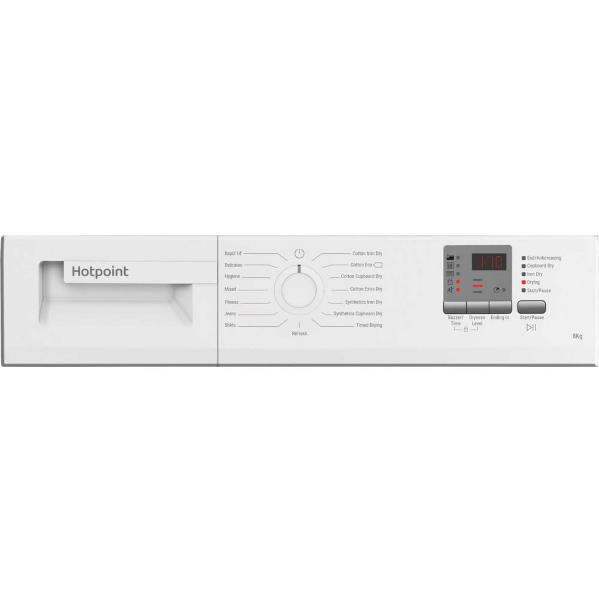 CHDC82WWGDUK 8kg Condenser Tumble Dryer - White