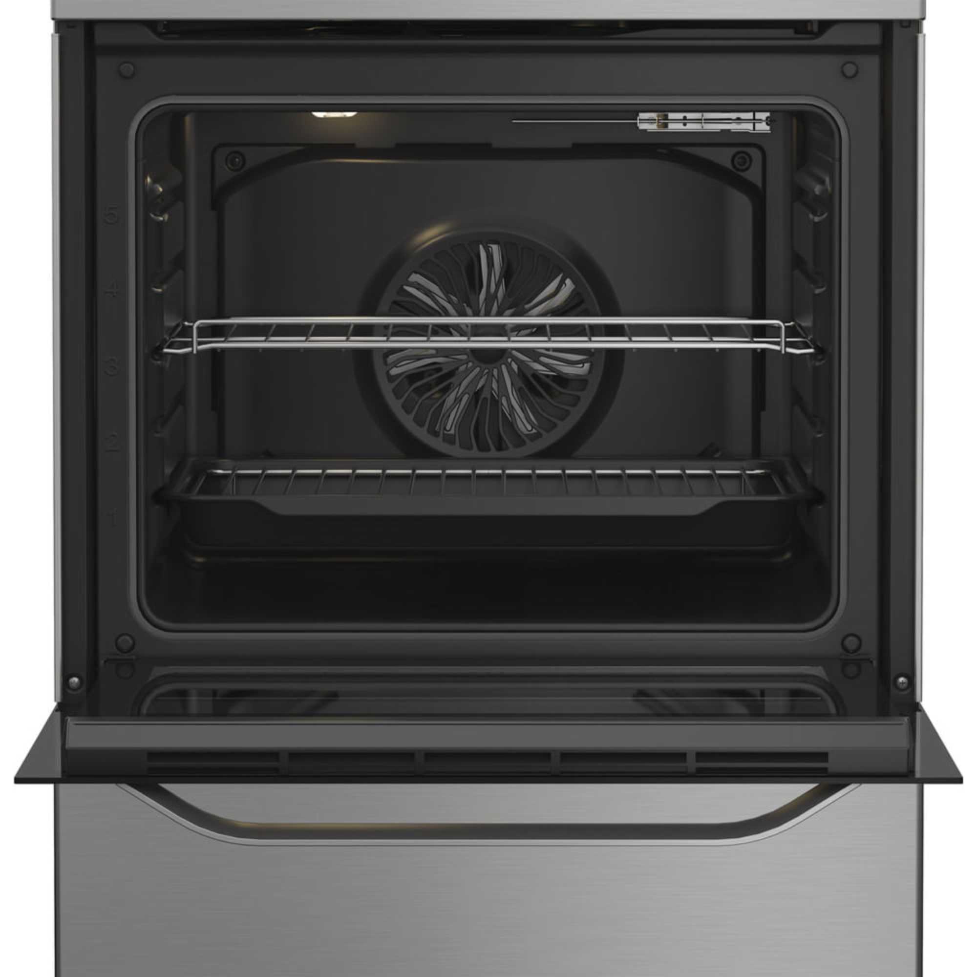 60cm Electric Single Oven Cooker - H6V5KMX/UK