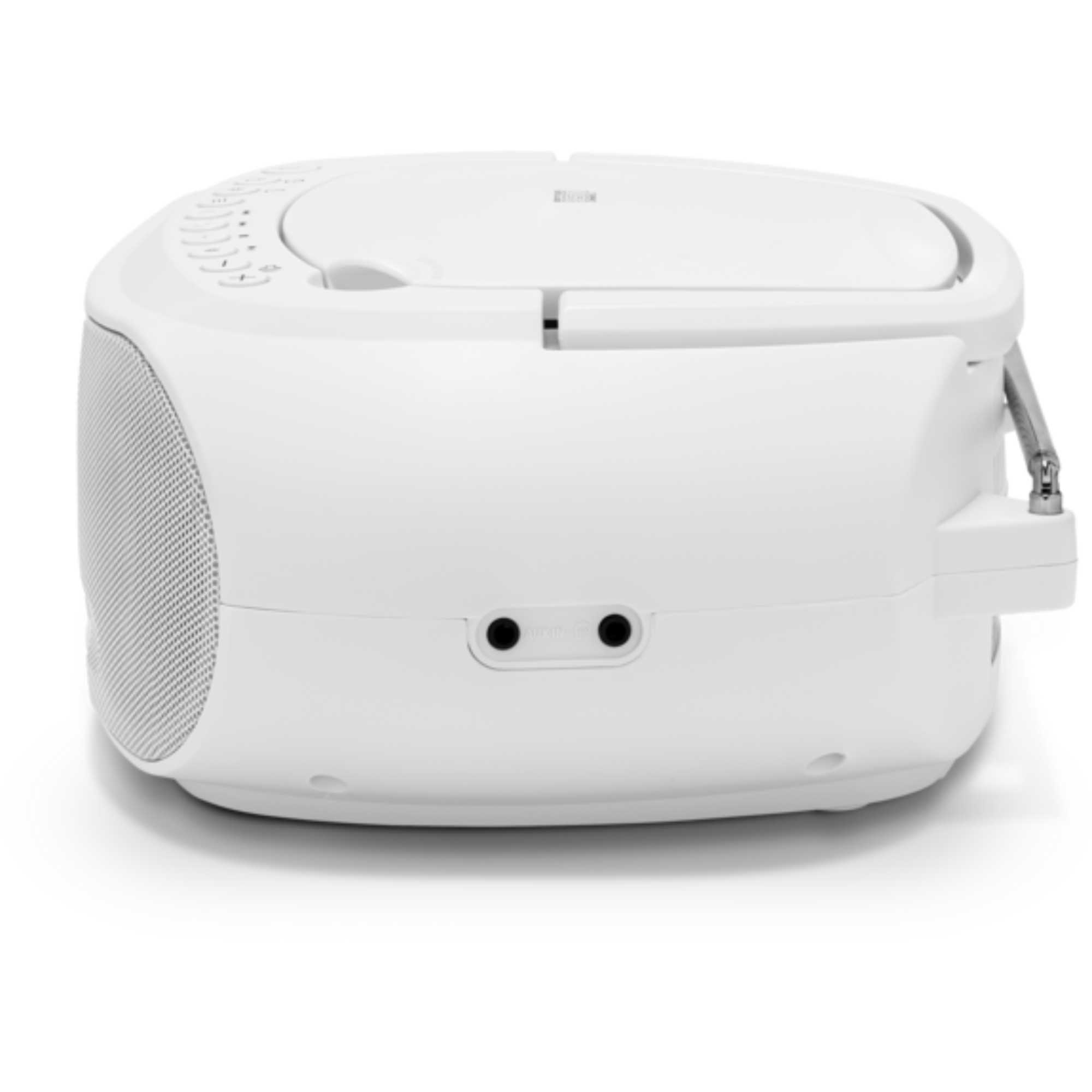 Zoombox 4 DAB/FM CD Bluetooth Portable Boombox - White