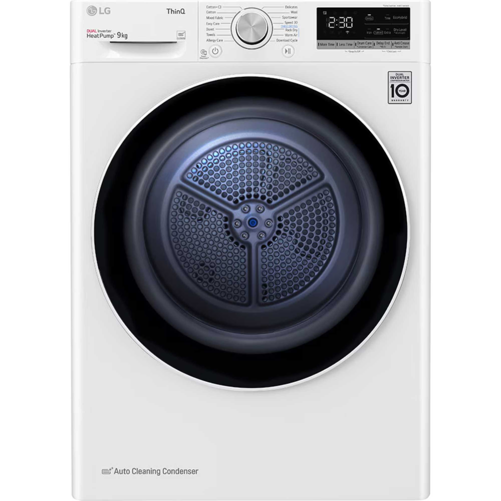 FDV709W DUAL Inverter 9kg Tumble Dryer - White