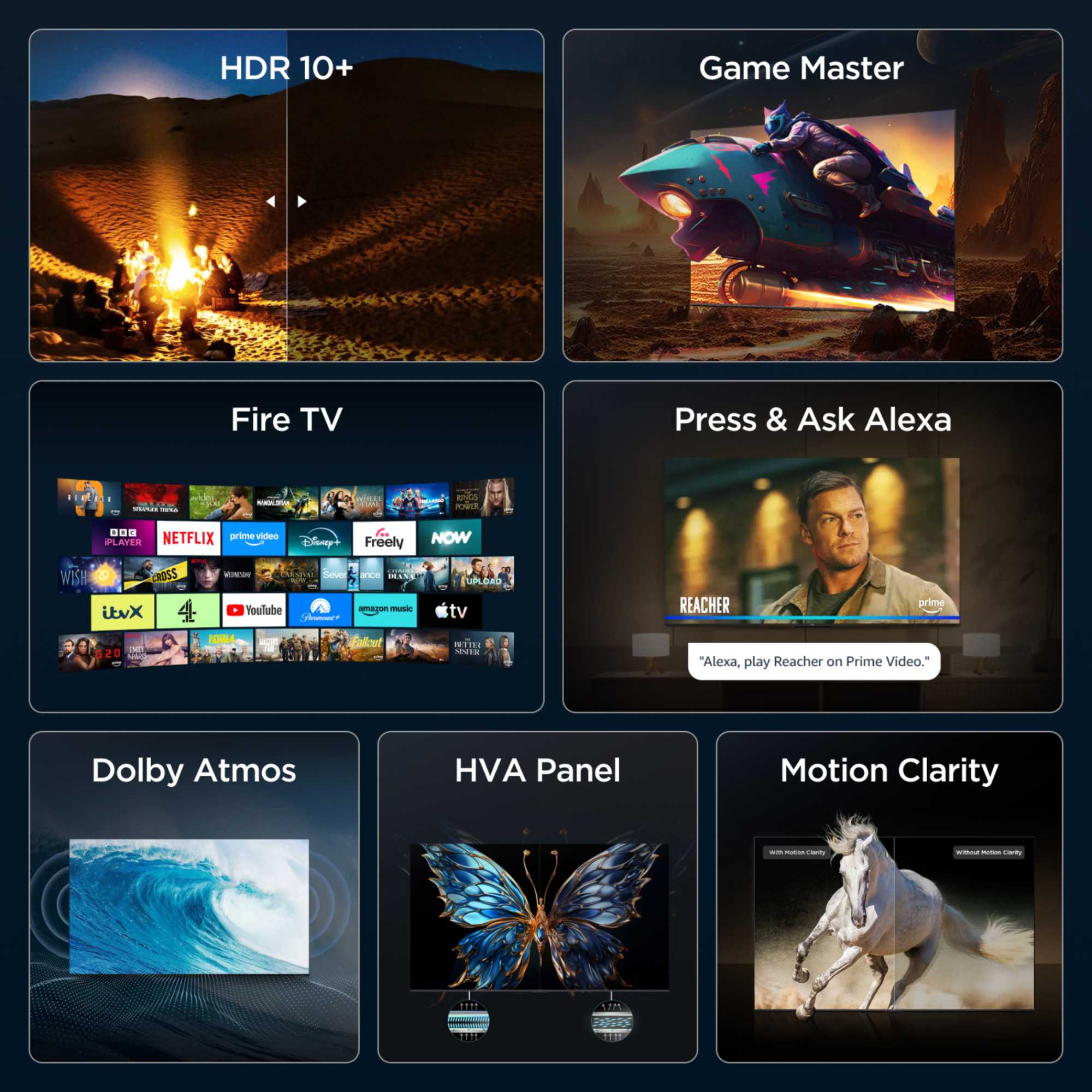 V6DUK 43" 4K Ultra HD Fire TV - 43V6DUK