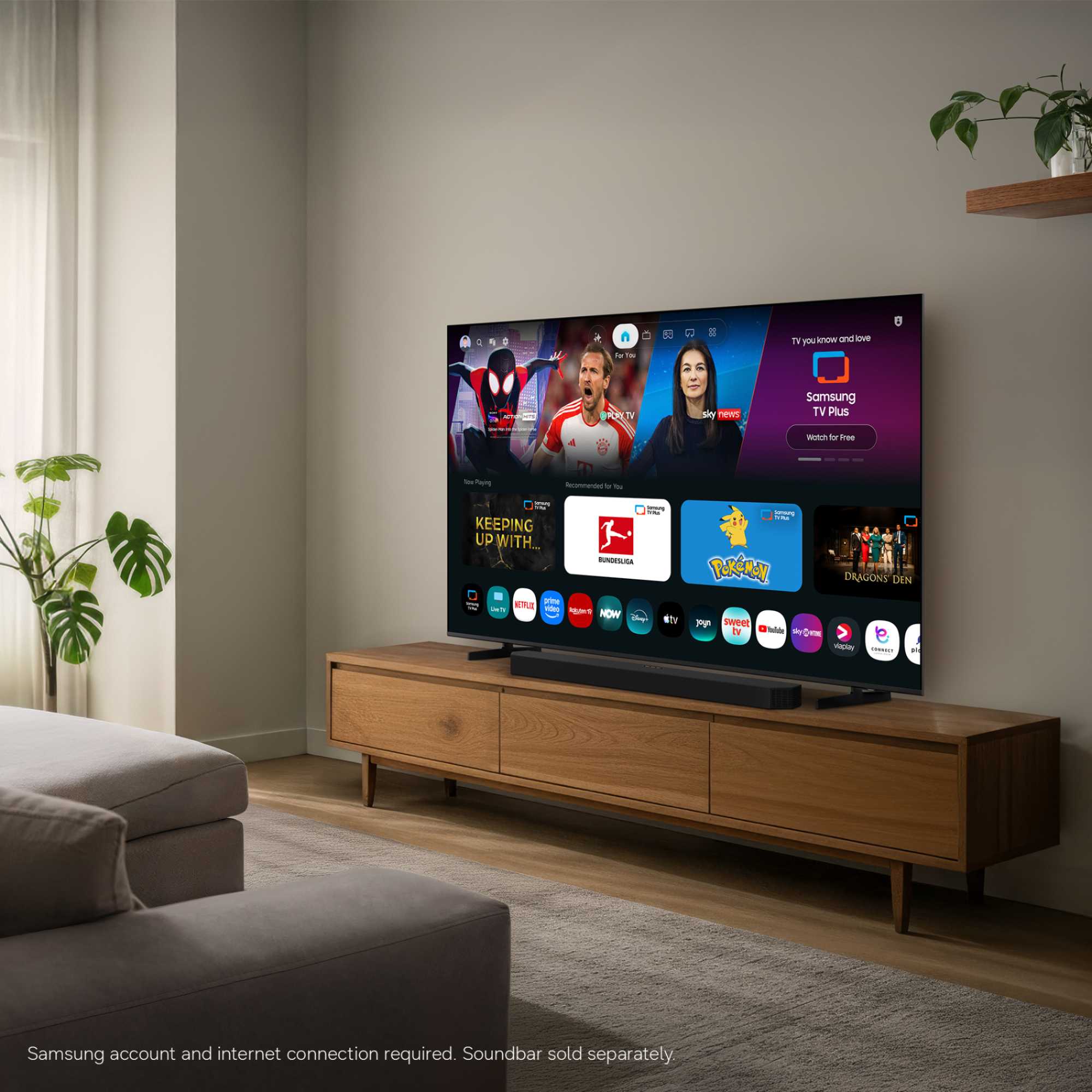 M70H 50" 4K Ultra HD Mini LED HDR Vision AI Smart TV - UE50M70H