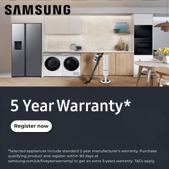 Claim a 5 year warranty