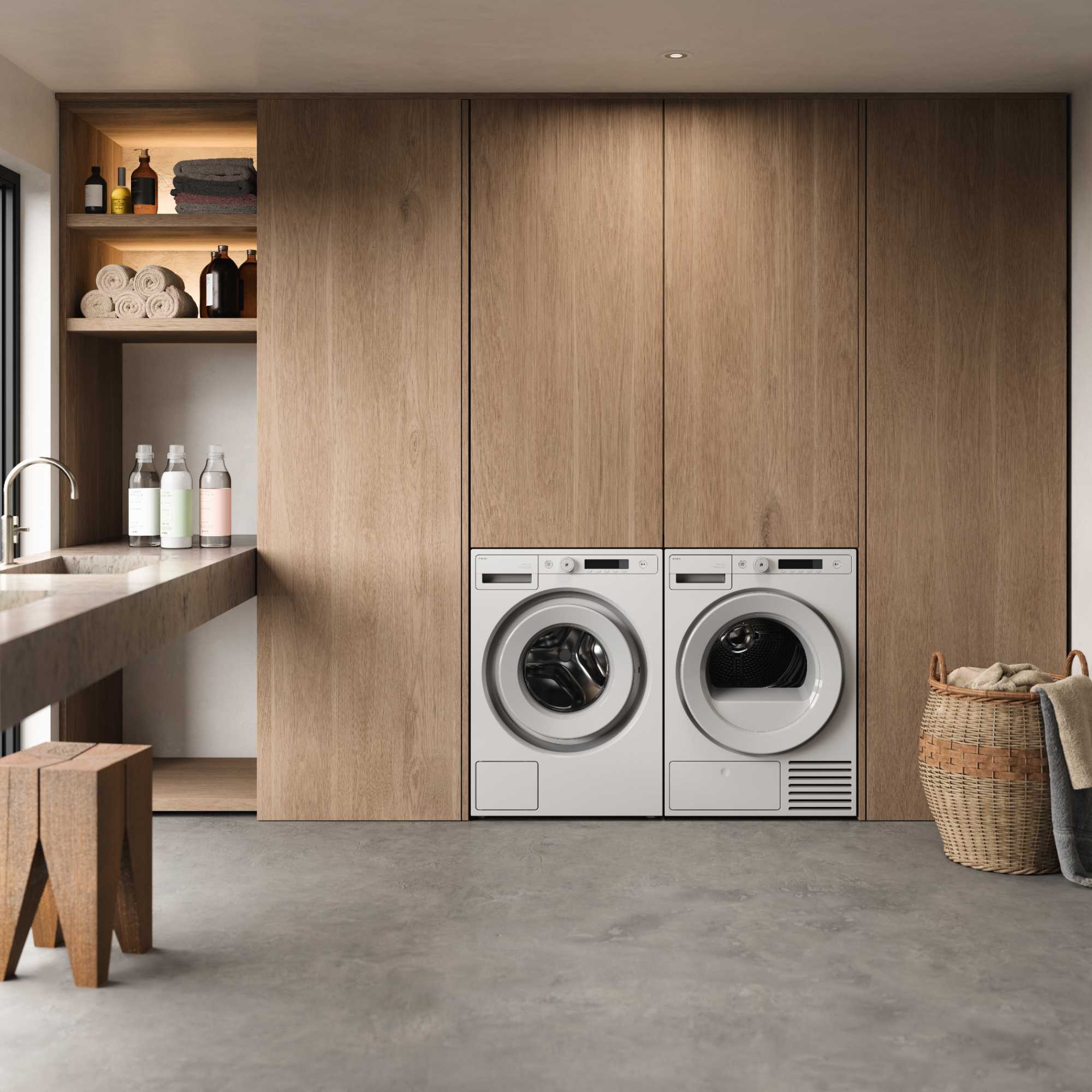 W1094W.UK 9kg 1400rpm Steel Seal Smart Washing Machine - White