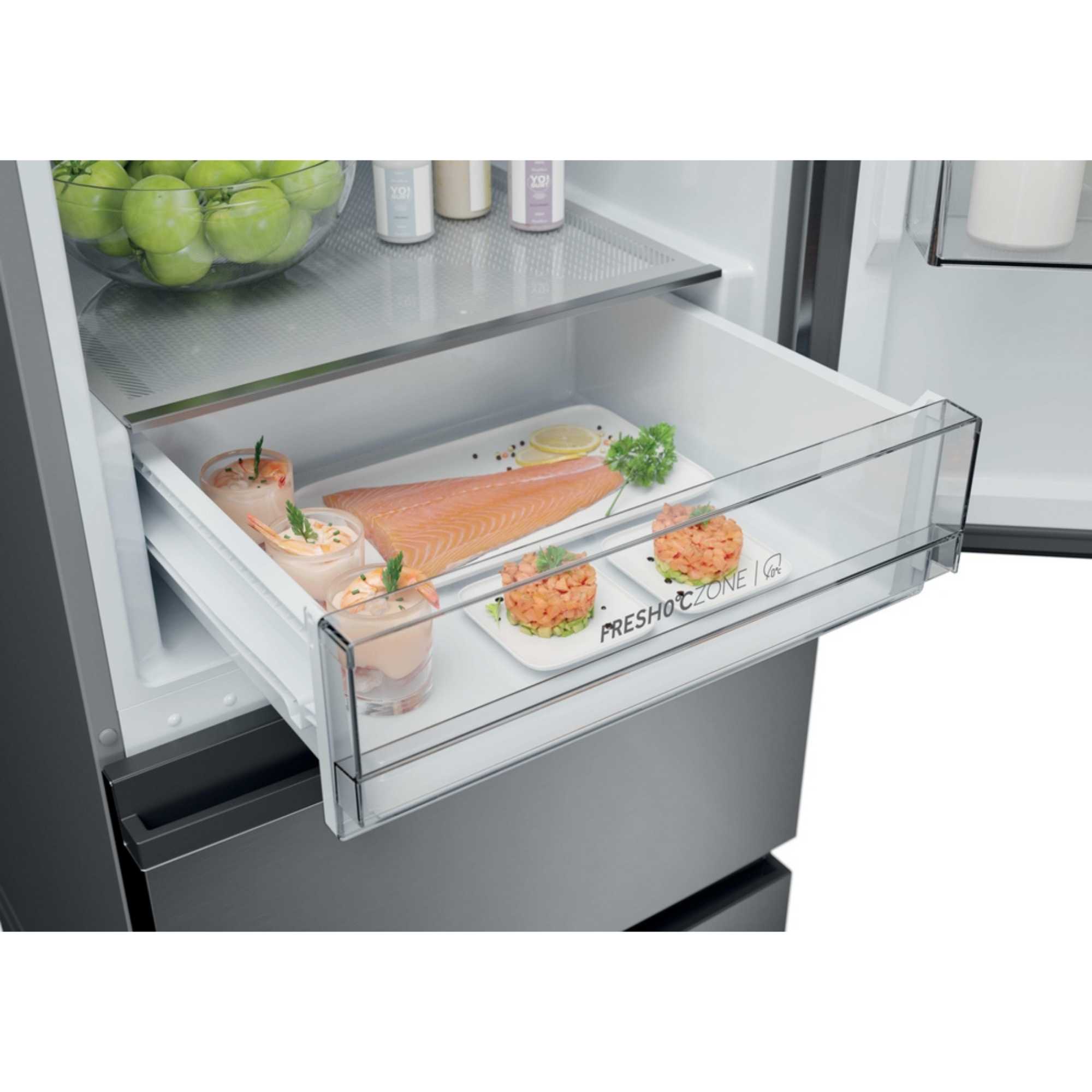Fridge Freezer No Frost 60/40 - Silver - HTR3618DNMG