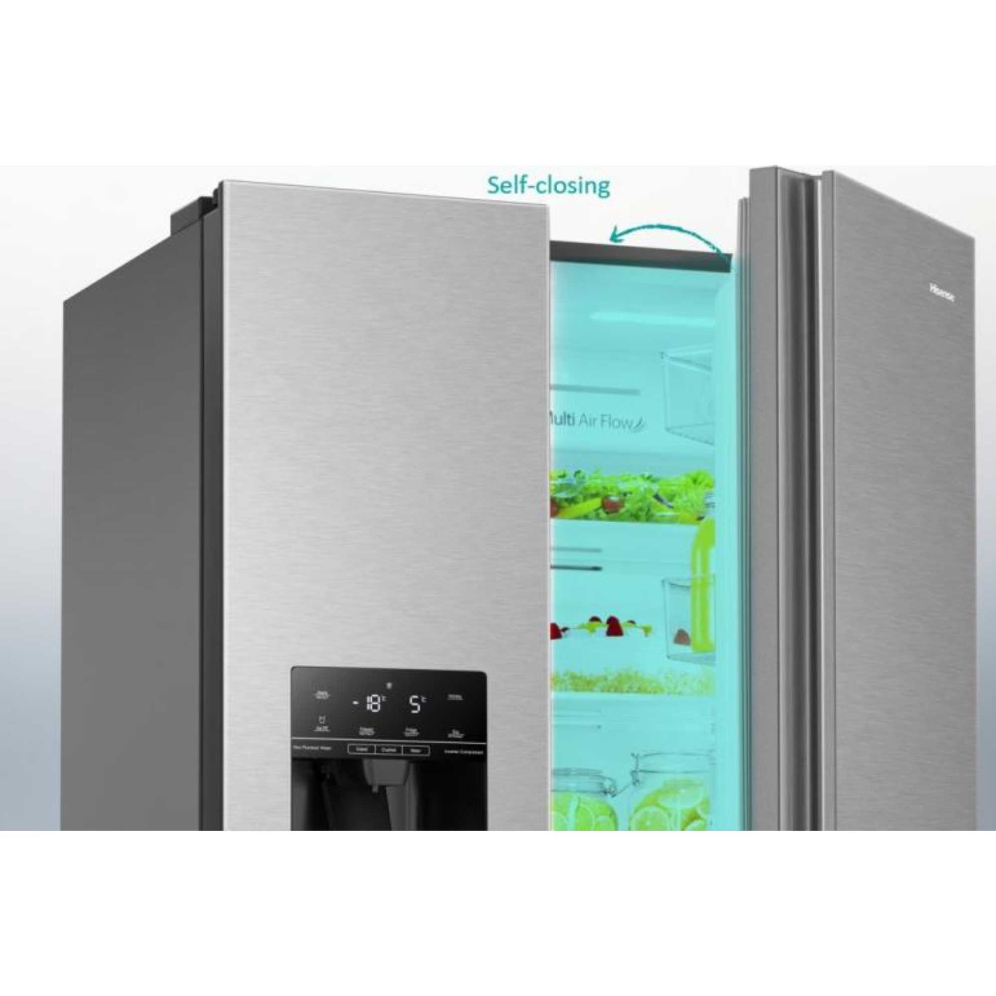 RS694N4TIE 562L American Style Fridge Freezer with Total No Frost - S/Steel