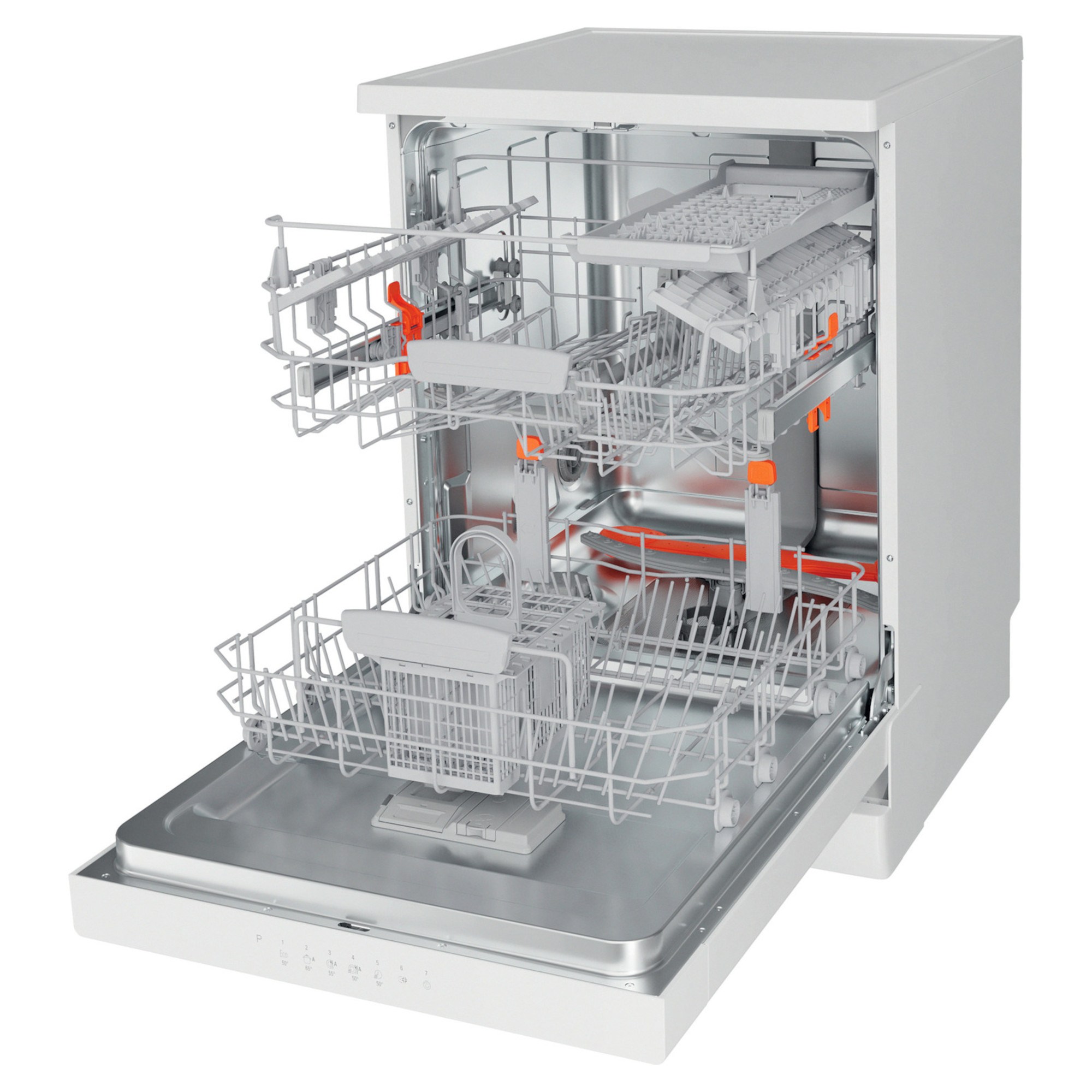 Lave-vaisselle Posable Hotpoint 14 Couverts - Classe A++, Silencieux (46 DB), Moteur Induction, Cuve Inox