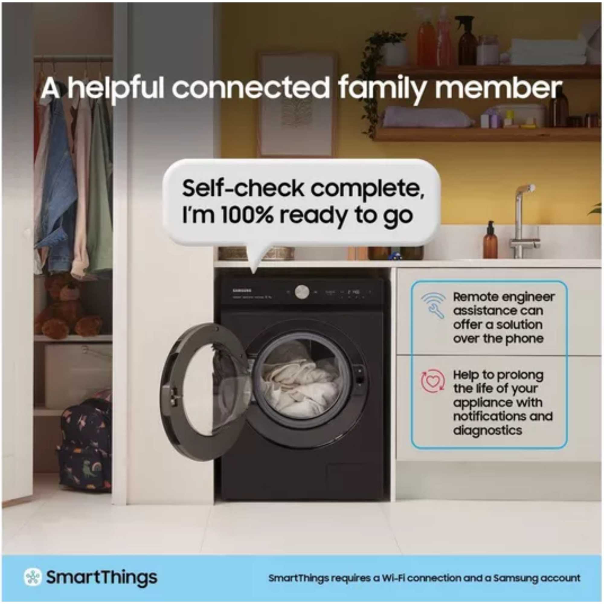 Series 5 WD90DG5B15BEEU 9/6kg Washer Dryer - White