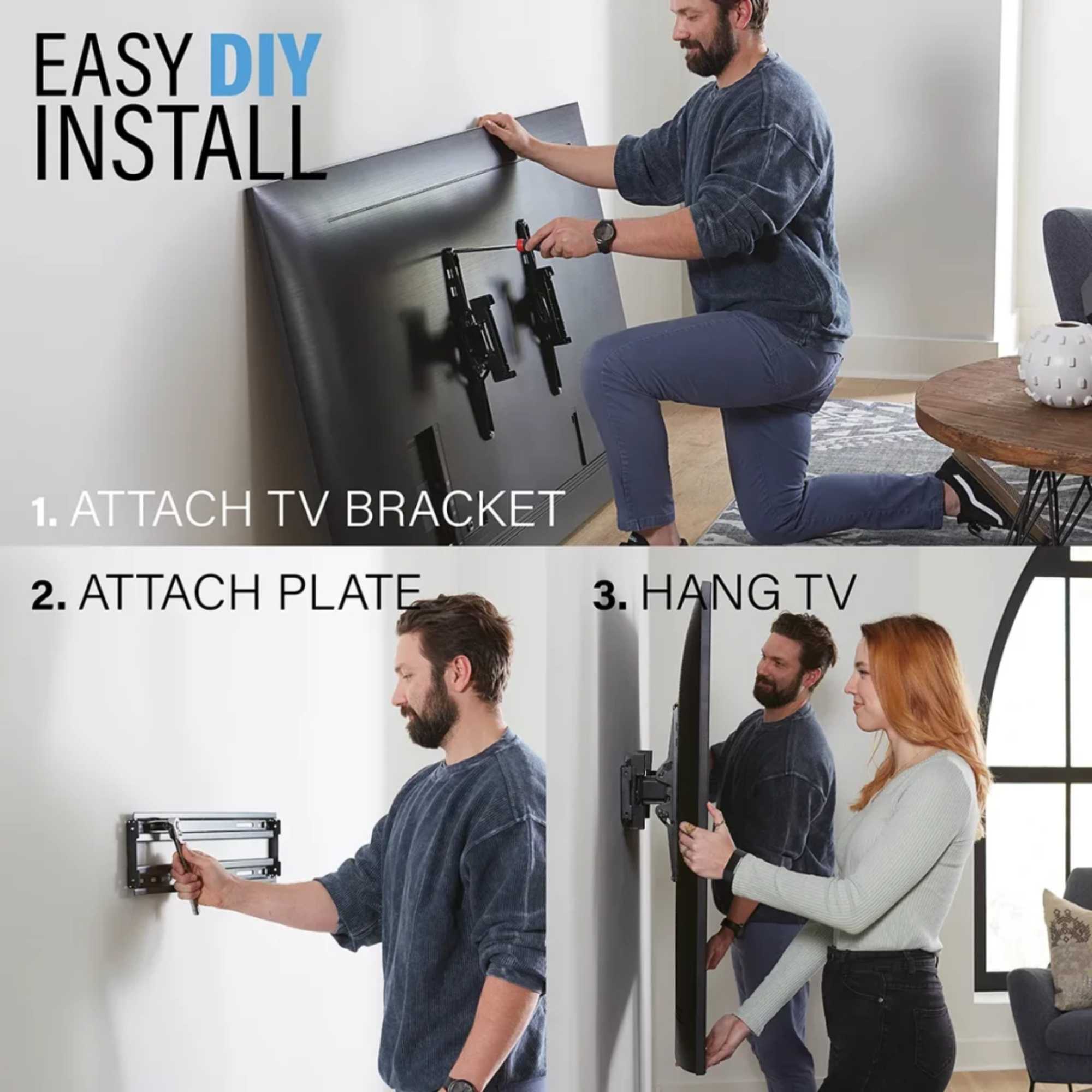 FLT2-B2 VuePoint Extendable Tilt TV Mount for 32"-90" TVs up to 50kg